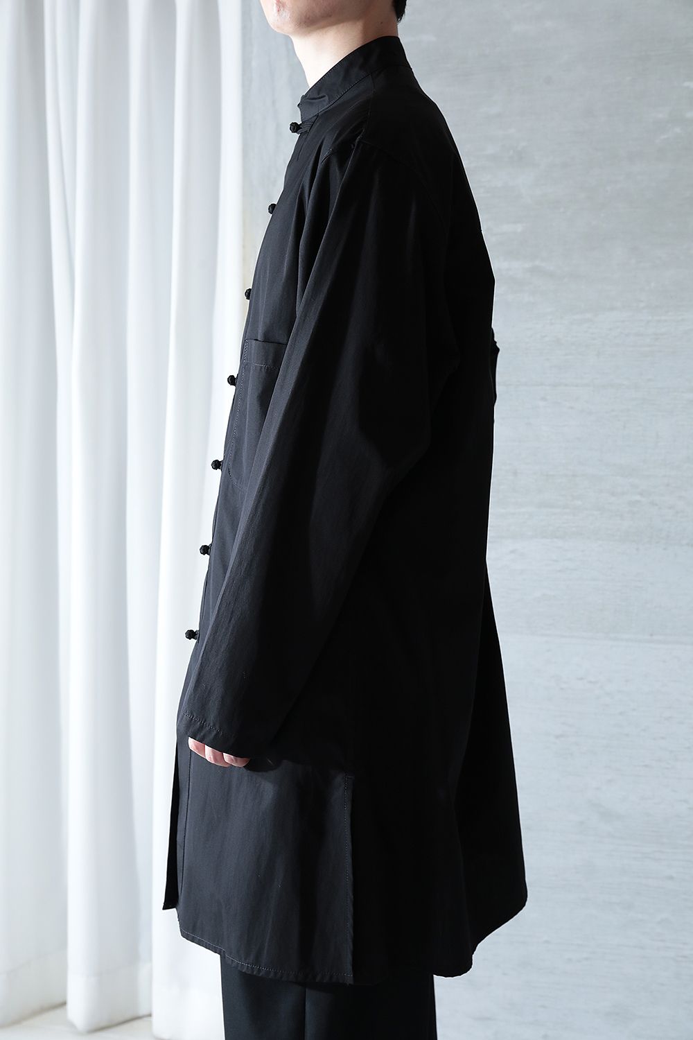 yohji yamamoto BIG 環縫いシャツ 黒 サイズ3