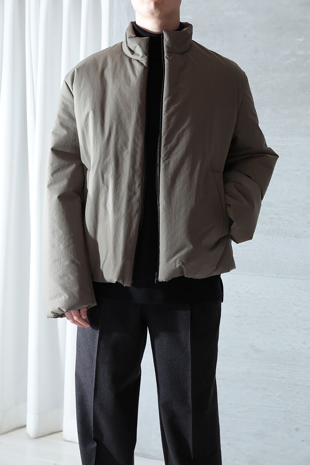 WEWILL SOLID PUFFER JACKET定価74800円 - ブルゾン