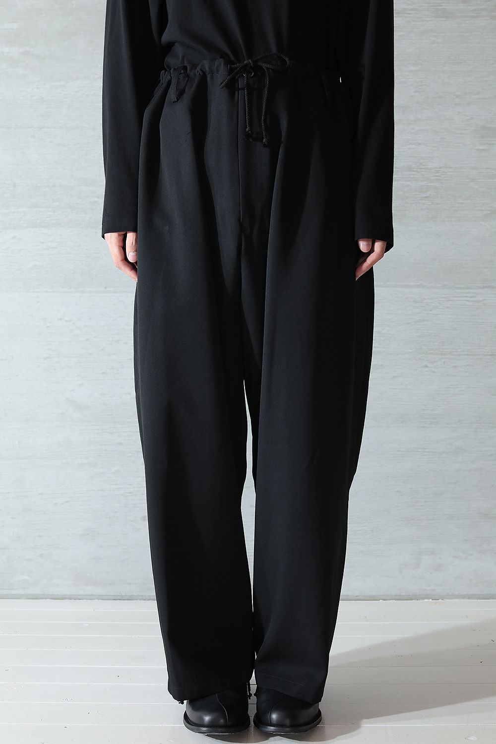 yohji yamamoto - 【yohji yamamoto】S-定番太ヒモパン(BLACK