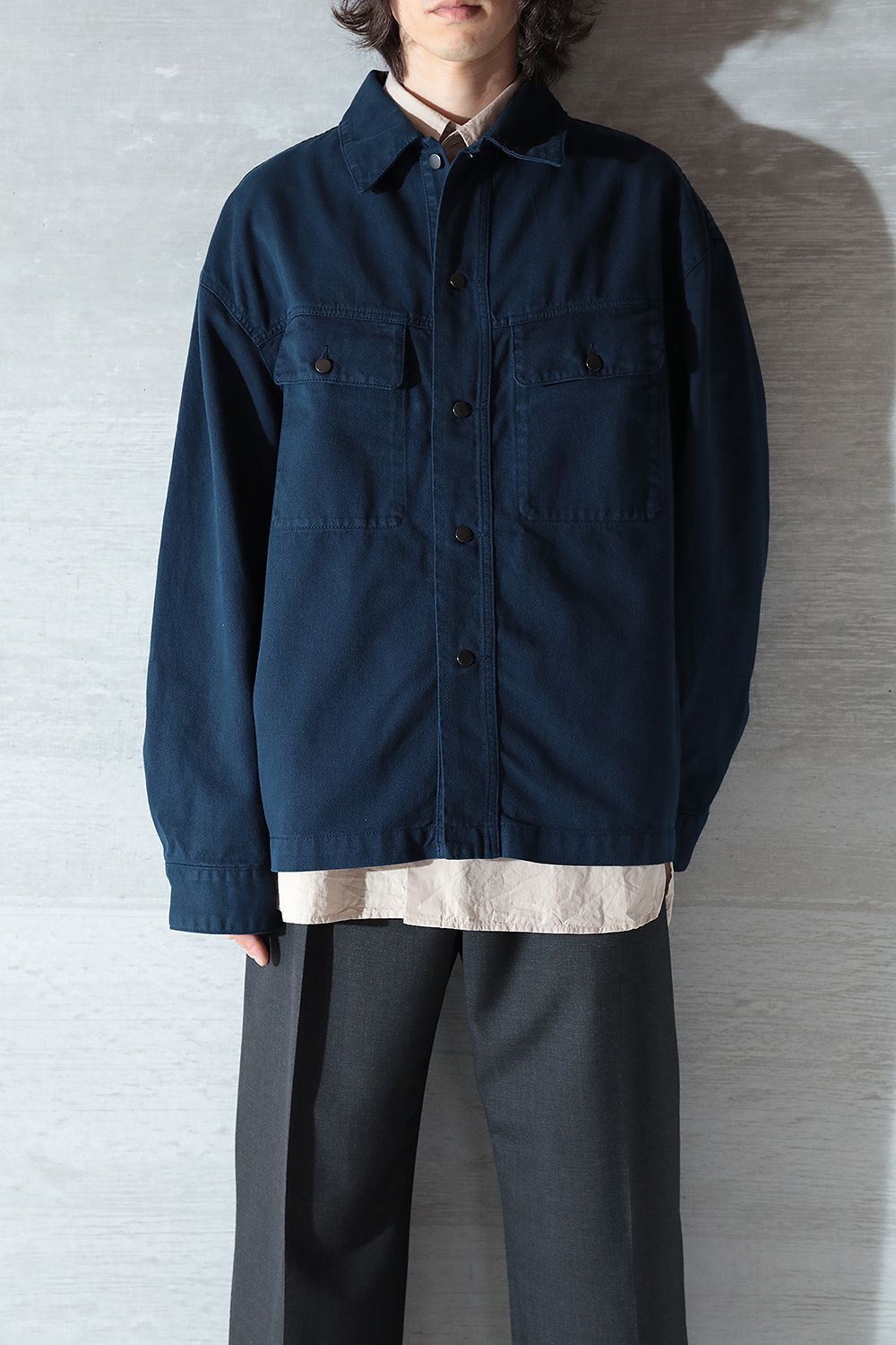 人気商品 ルメール LEMAIRE 22AW 46 OVERSHIRT FIELD ミリタリー