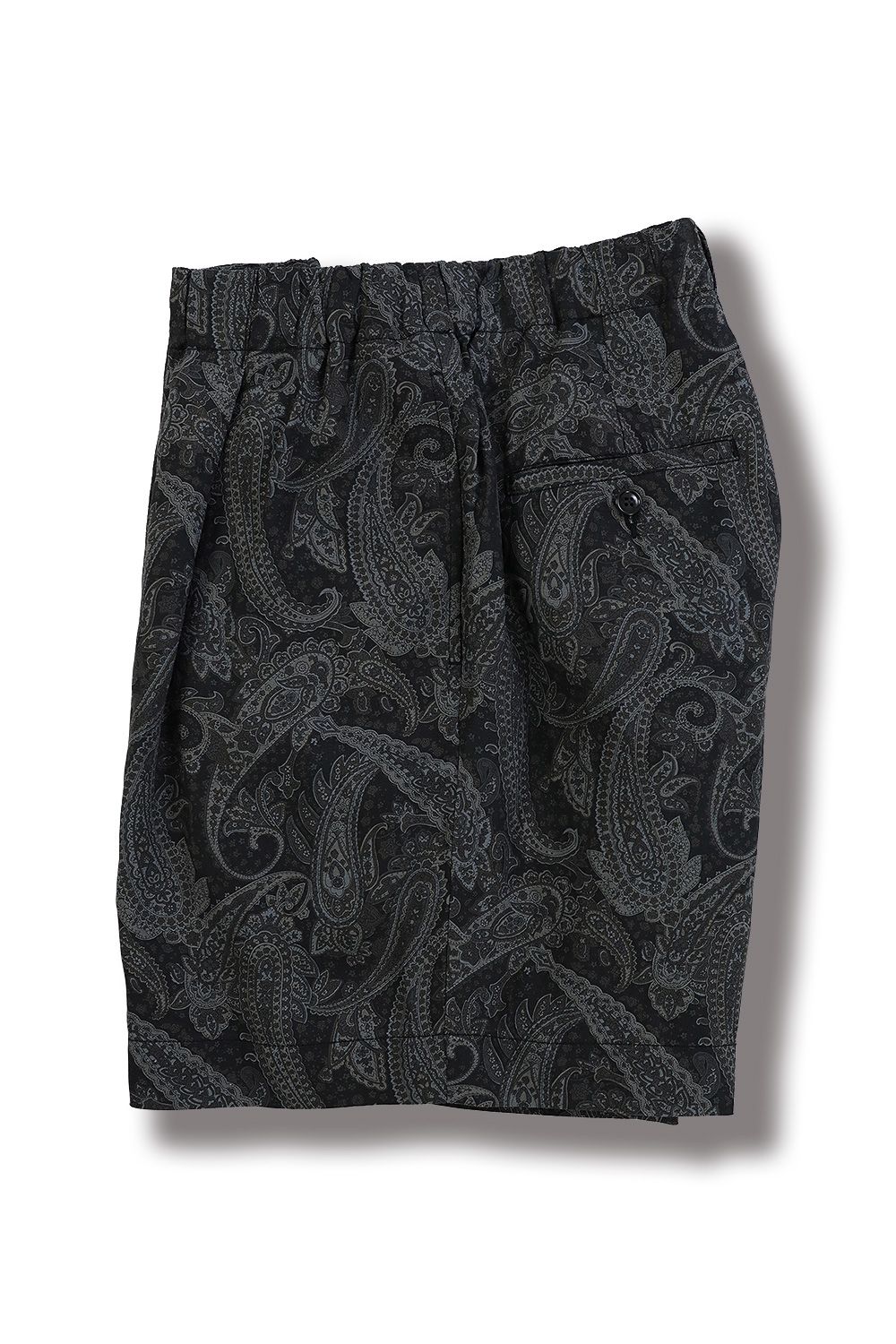 WEWILL - PAISLEY BAGGY SHORTS(GRAY) | Acacia ONLINESTORE