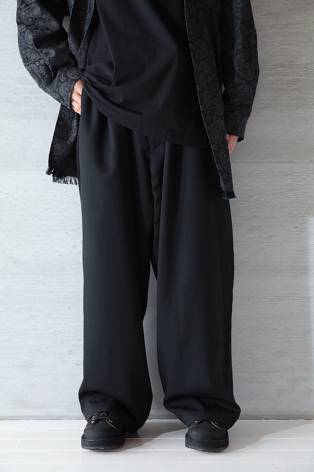 yohji yamamoto - 【yohji yamamoto】Z-定番紐P(BLACK) | Acacia