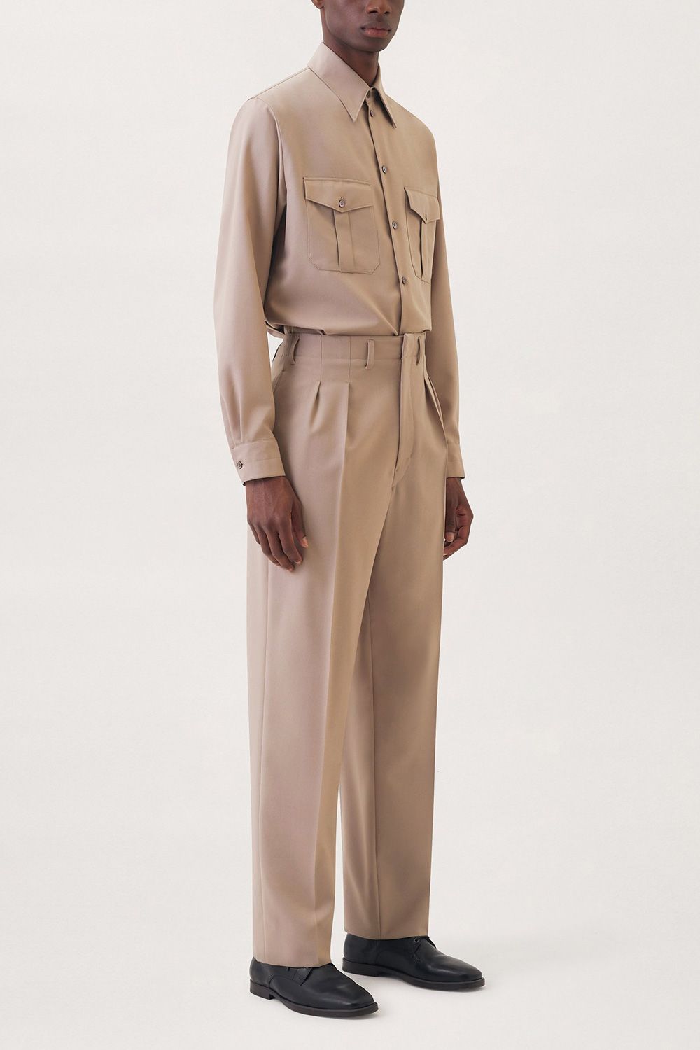 LEMAIRE - 2PLEATS PANTS(CAPPUCCINO) | Acacia ONLINESTORE