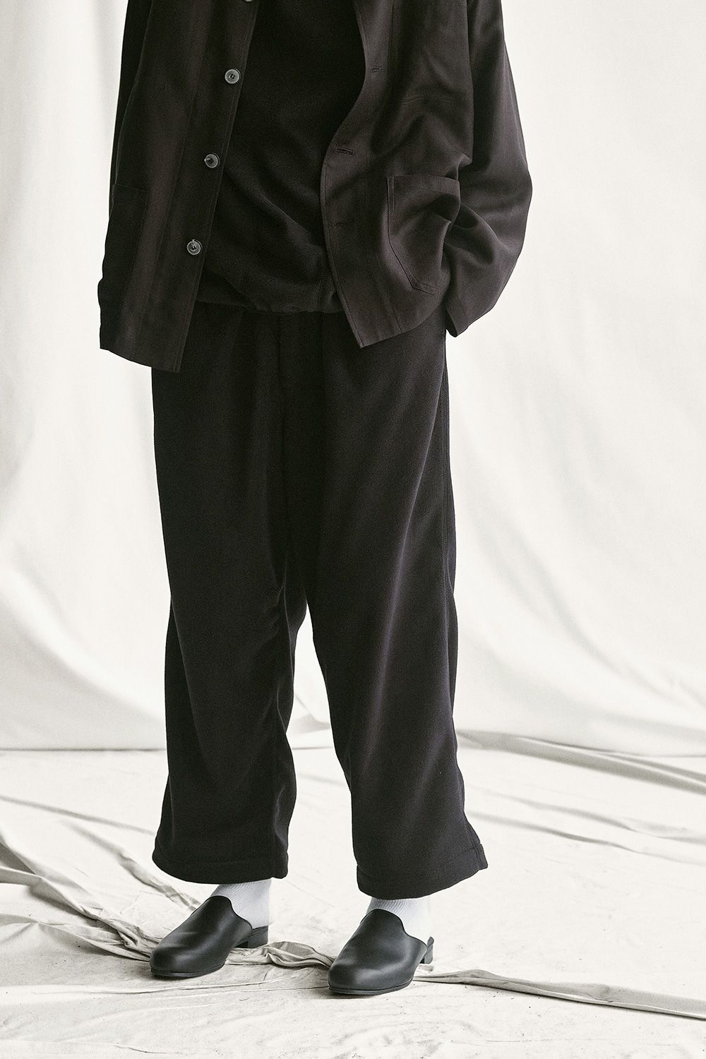 YOKO SAKAMOTO - 【23AW/ラスト1点】ALPINE TAPERED PANTS(BLACK