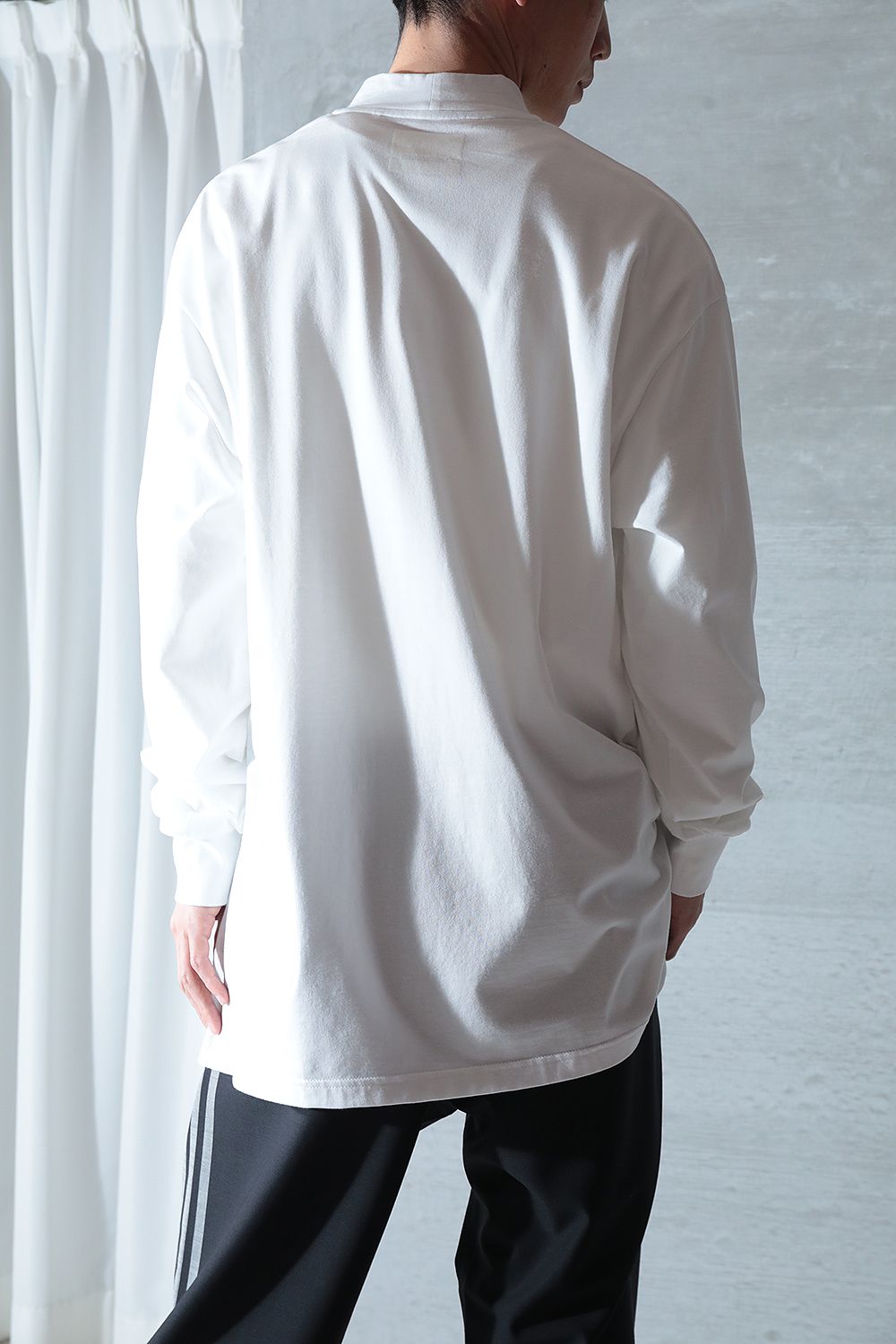 Y-3 - MOCK NECK TEE(CORE WHITE) | Acacia ONLINESTORE