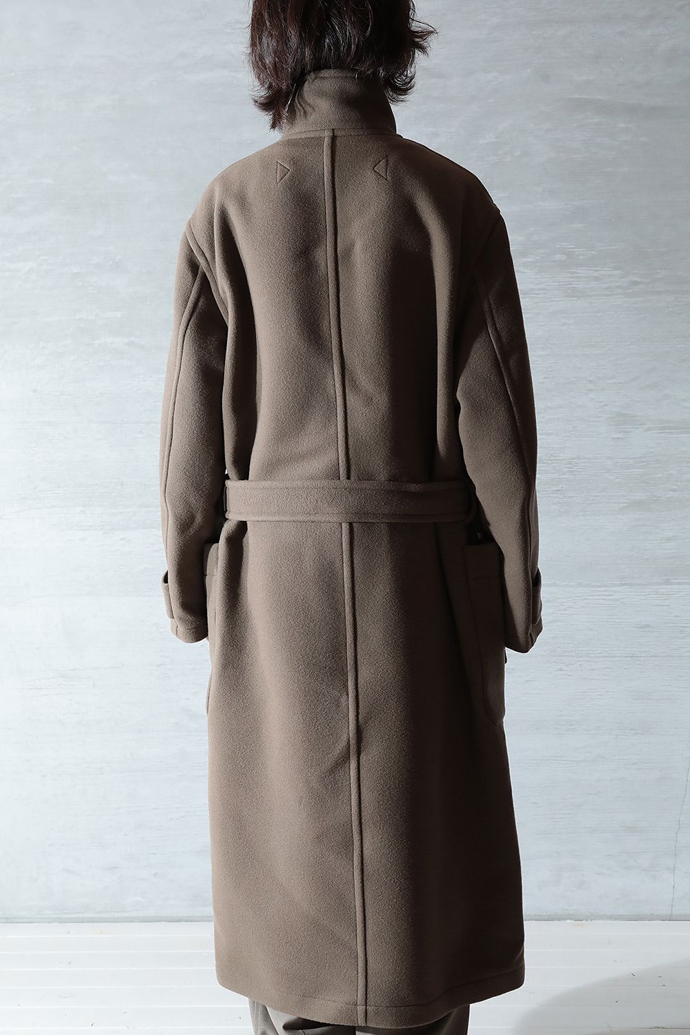 LEMAIRE - 【23AW】WRAP COAT(DARK SQUIRREL) | Acacia ONLINESTORE