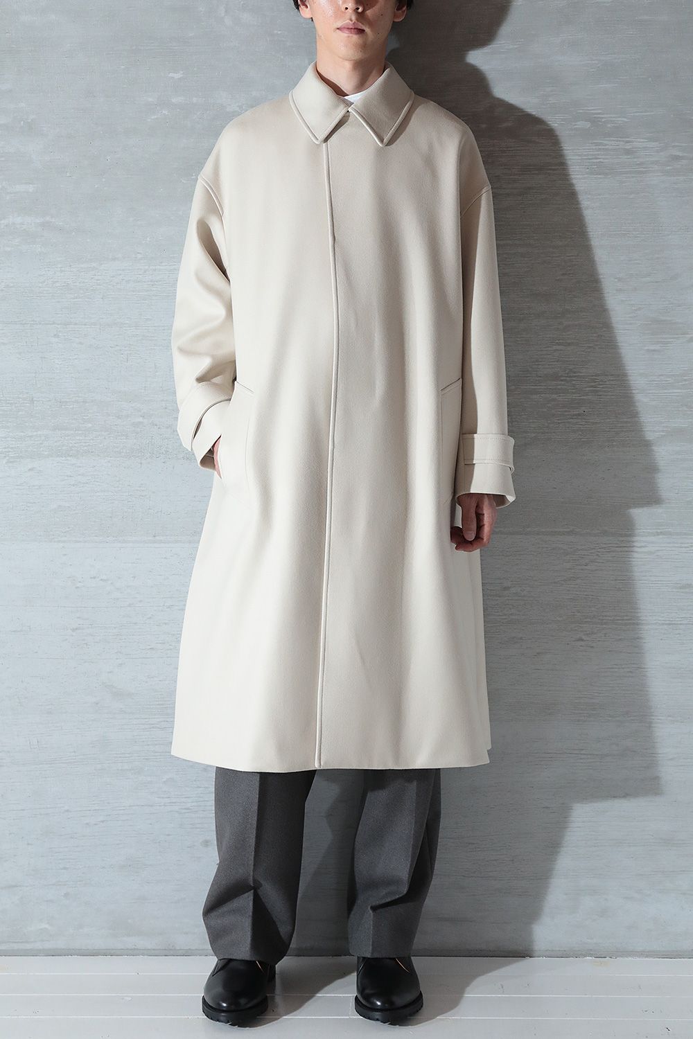【ラスト1点】THE BAL COLLAR COAT(LIGHT BEIGE) - 46(S〜M)