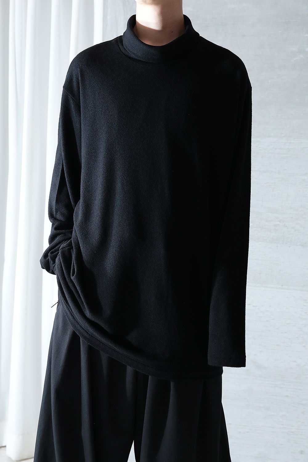 yohji yamamoto - 【ラスト1点/yohji yamamoto】タートル長袖(BLACK ...