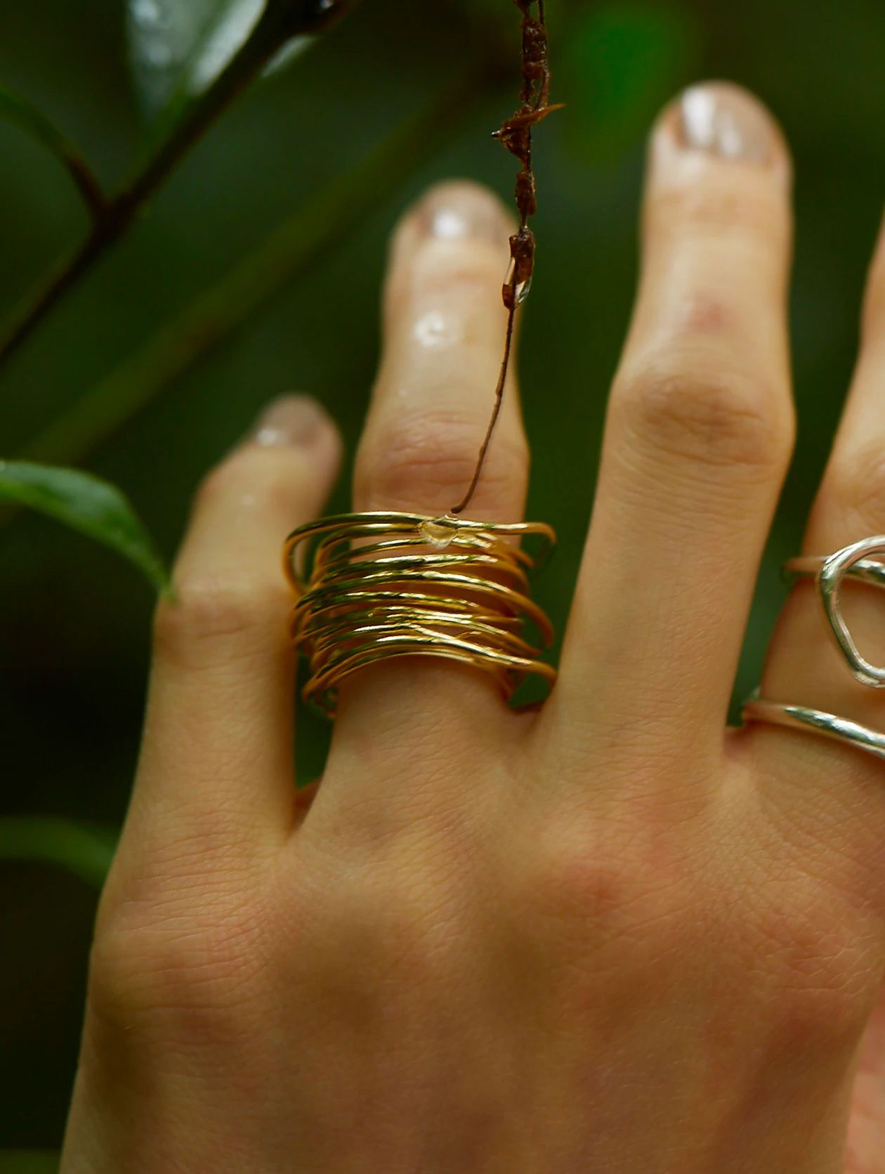 ALT-S - 【即日発送可能 / 18号】Coil Ring(GOLD) | Acacia ONLINESTORE