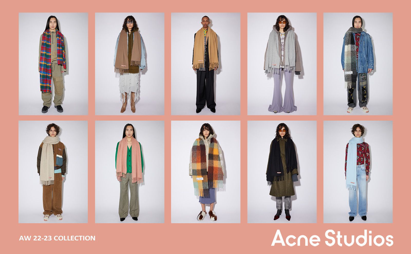 Acne Studios /clork stole首元を厚く盛ることも可能