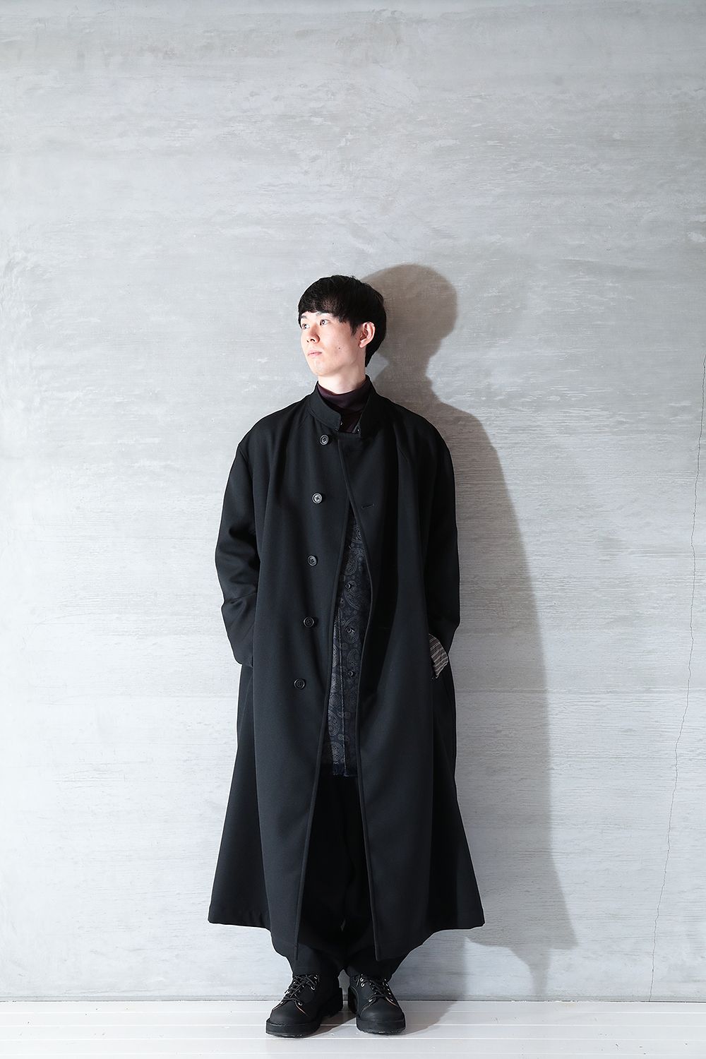 yohji yamamoto - 【LOOK31/yohji yamamoto】K-スタンドカラーコート