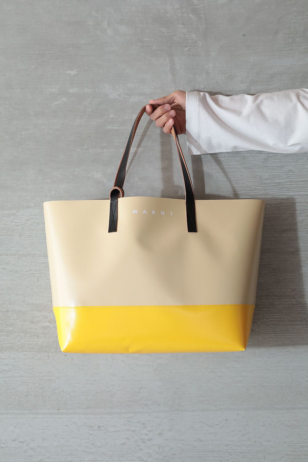 MARNI - 【再入荷】TRIBECA SHOPPING BAG(SUN×BEIGE) | Acacia ONLINESTORE