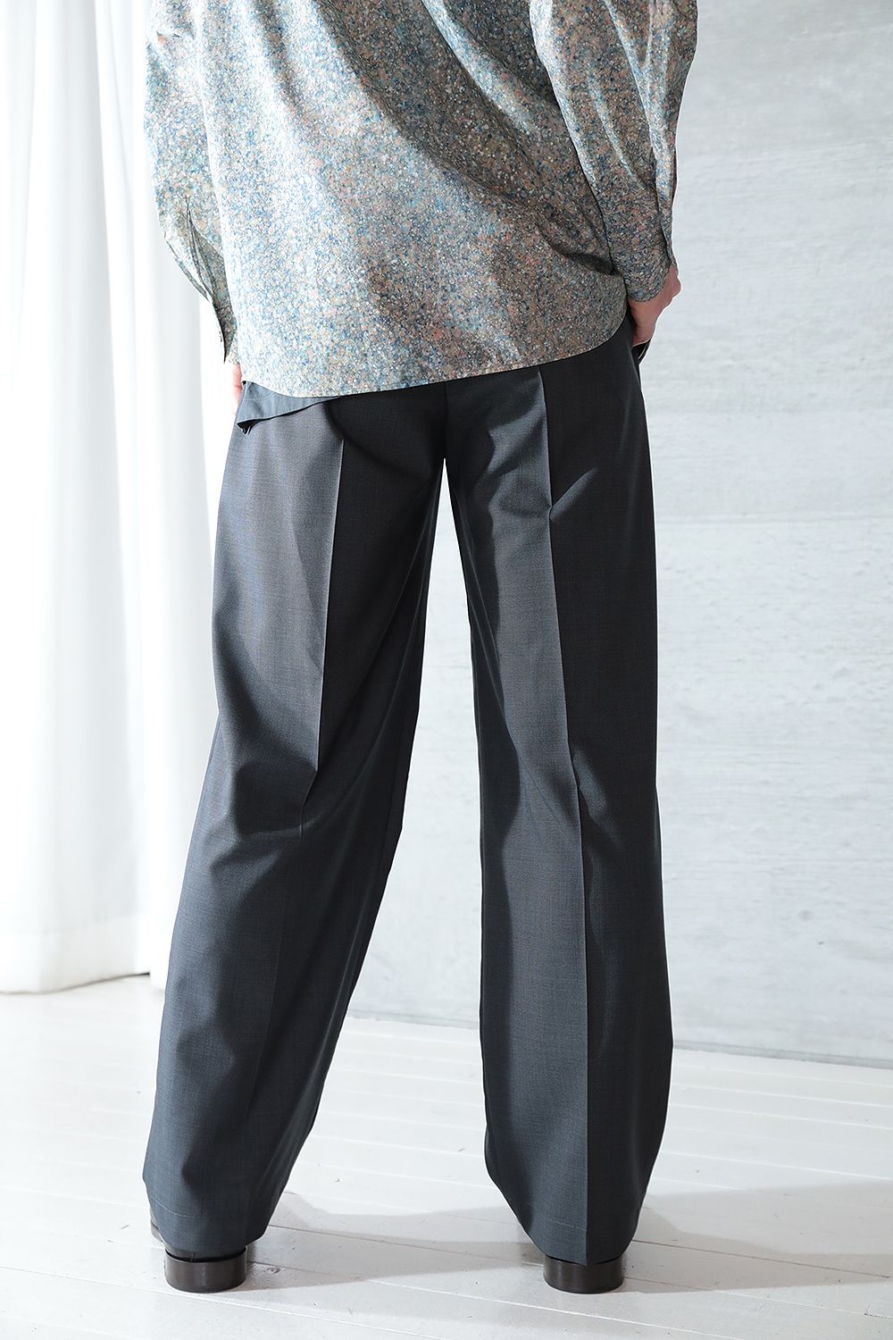 ブランド美品 LEMAIRE PLEATED PANTS 48 パンツ