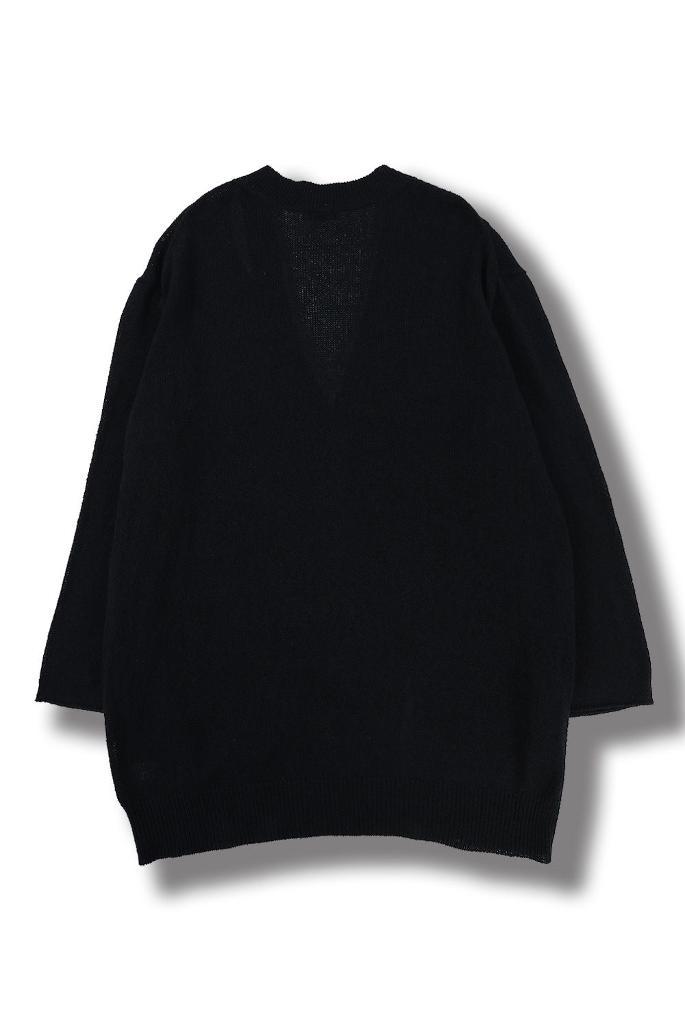 【yohji yamamoto】カーディガン(BLACK) - 3