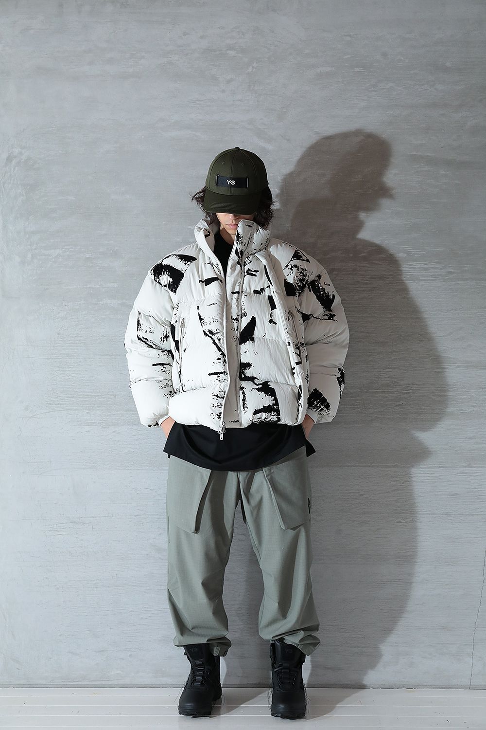 Y-3 - 【ラスト1点】FLOCK PUF JKT(BLACK/ORBIT GREY/IL2036) | Acacia