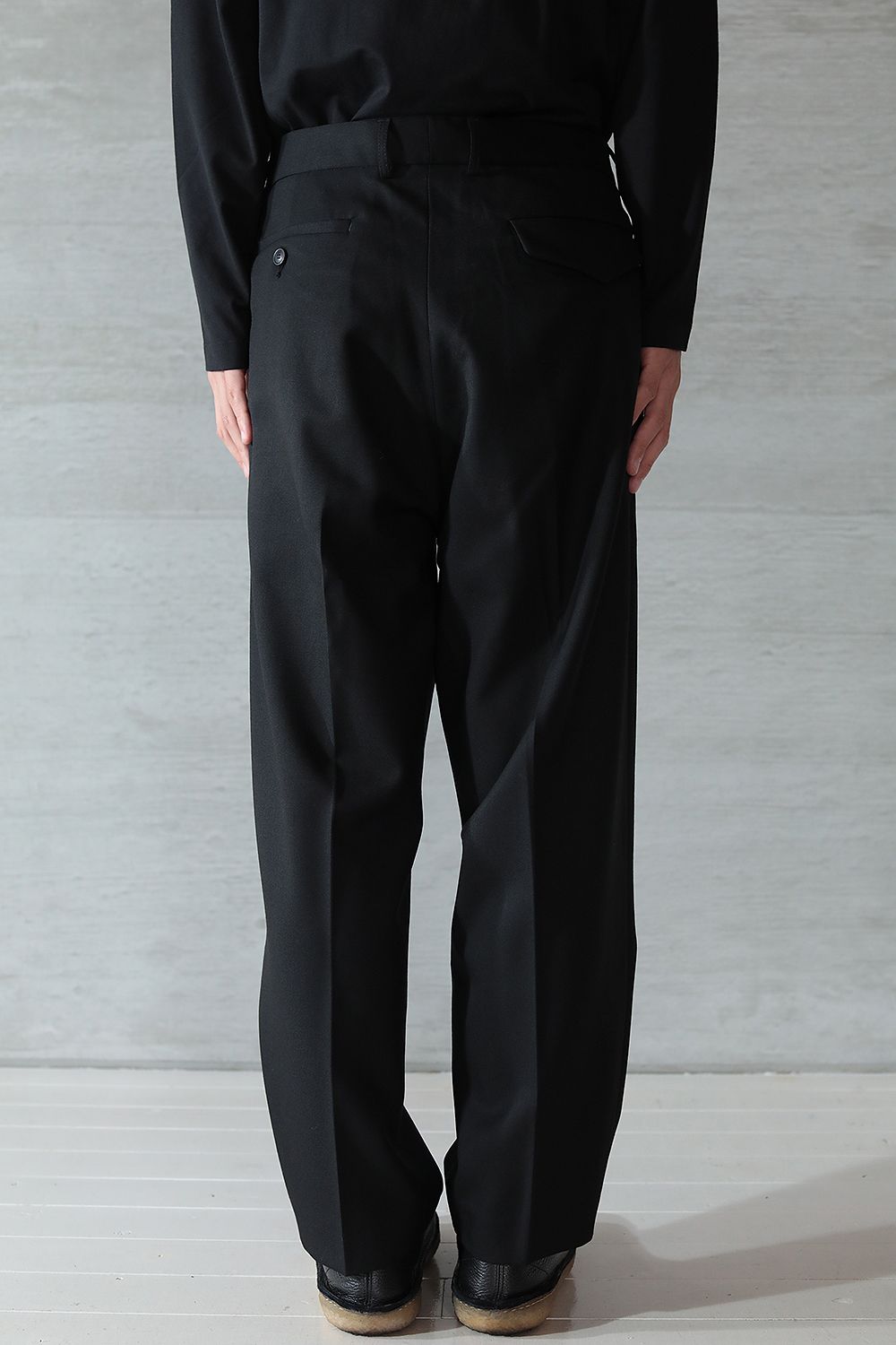 注文割引 LOWNN LOWNN 2 DOUBLE Pants(DARK - PLEATED Pleated