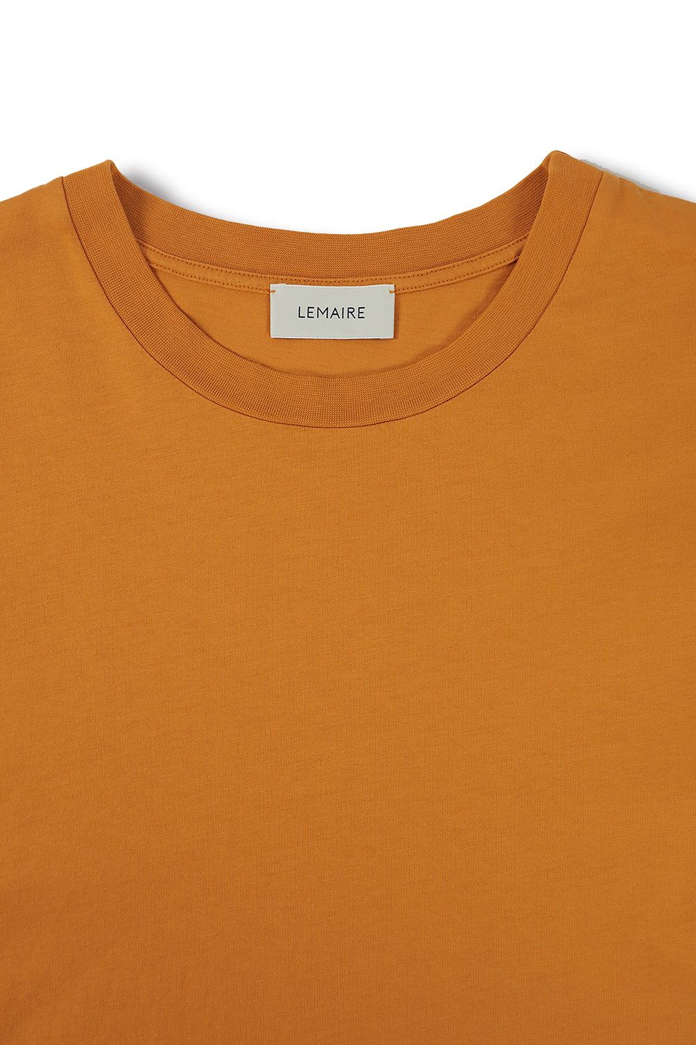 LEMAIRE - T-SHIRT WITH SIDE SLIT(BURNT ORANGE) | Acacia ONLINESTORE