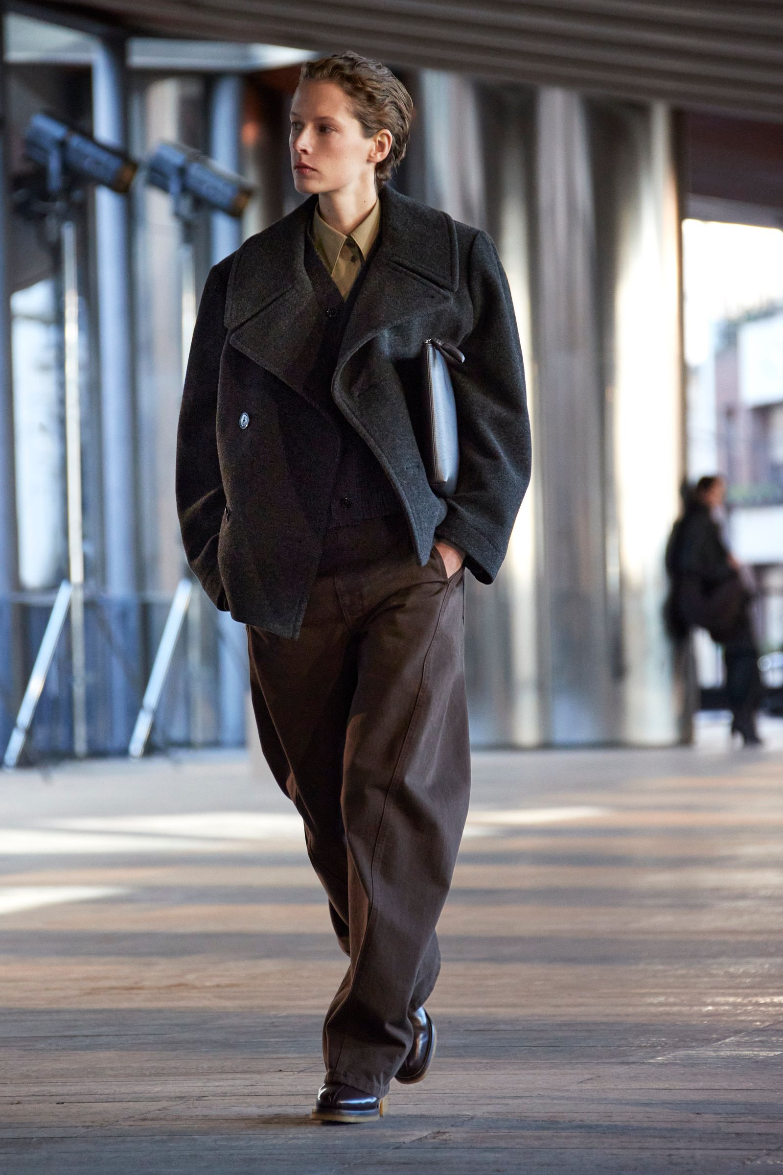 LEMAIRE STRAIGHT COAT ルメール ストレートコート-