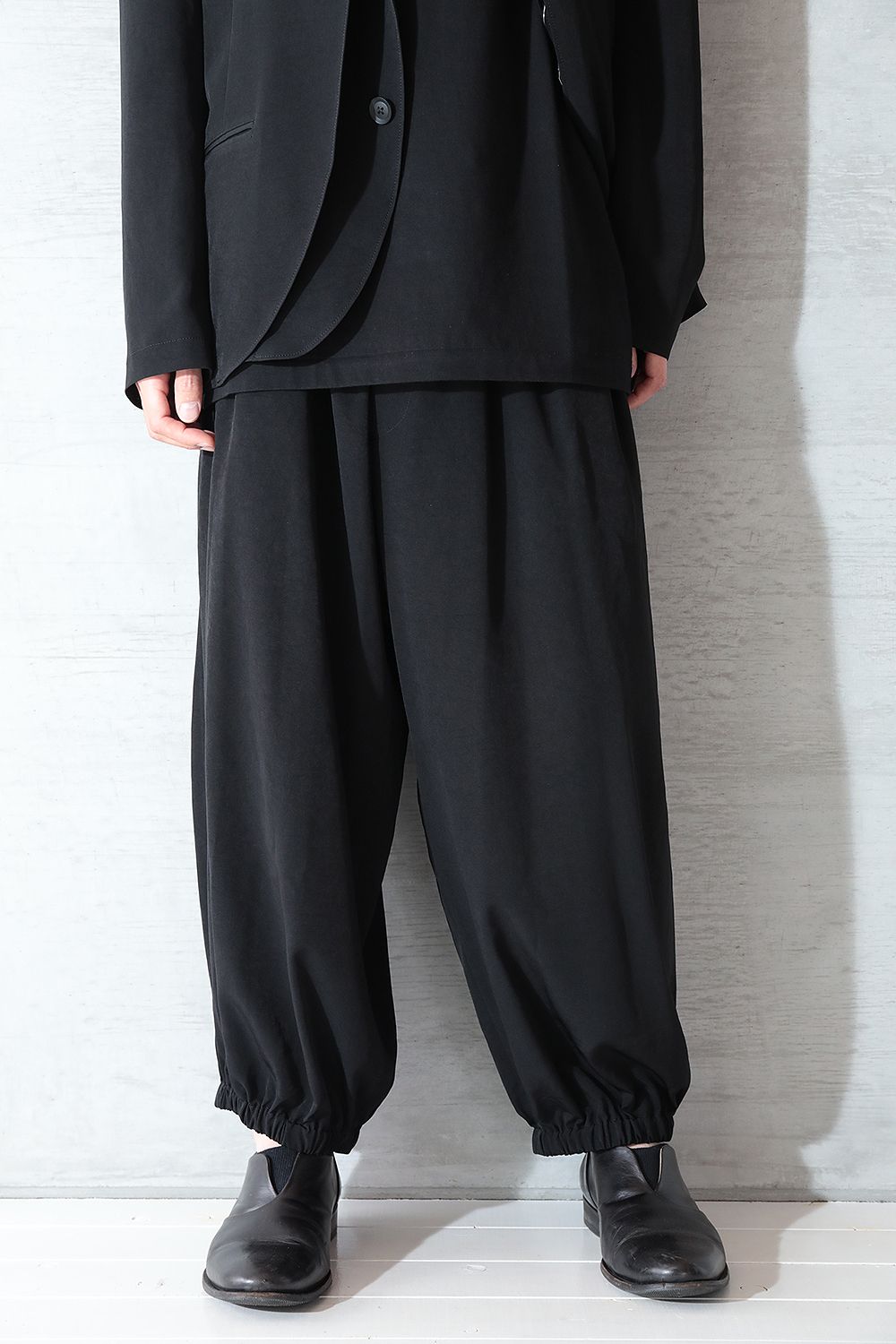 yohji Yamamoto pour homme 21ss ギャザーパンツ | barbecuedelights.com