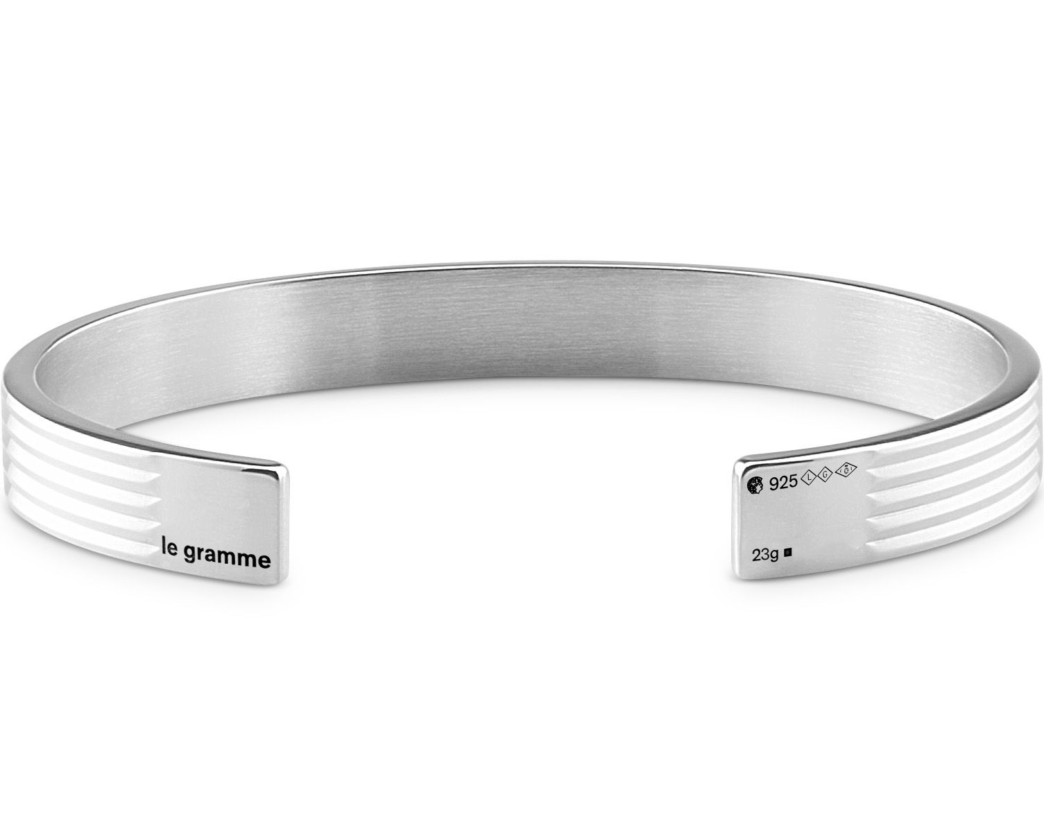 Le gramme - 【ラスト1点】guilloché ribbon bracelet le 23g(PYRAMID