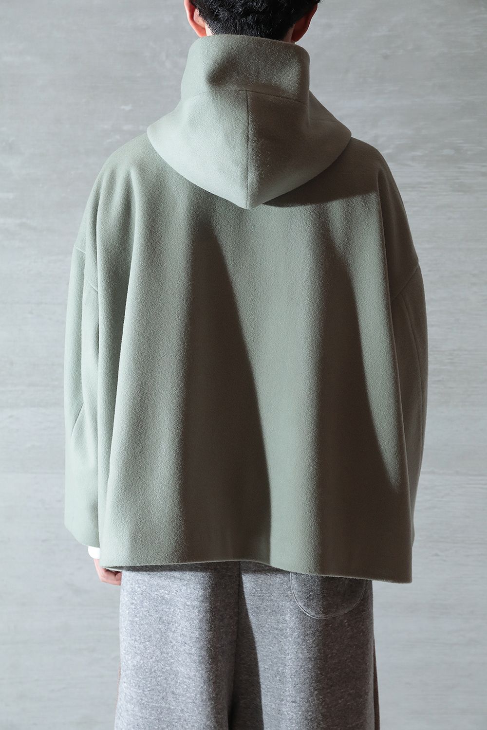 Dulcamara - ラムビーバーダッフルCT(OLIVE) | Acacia ONLINESTORE