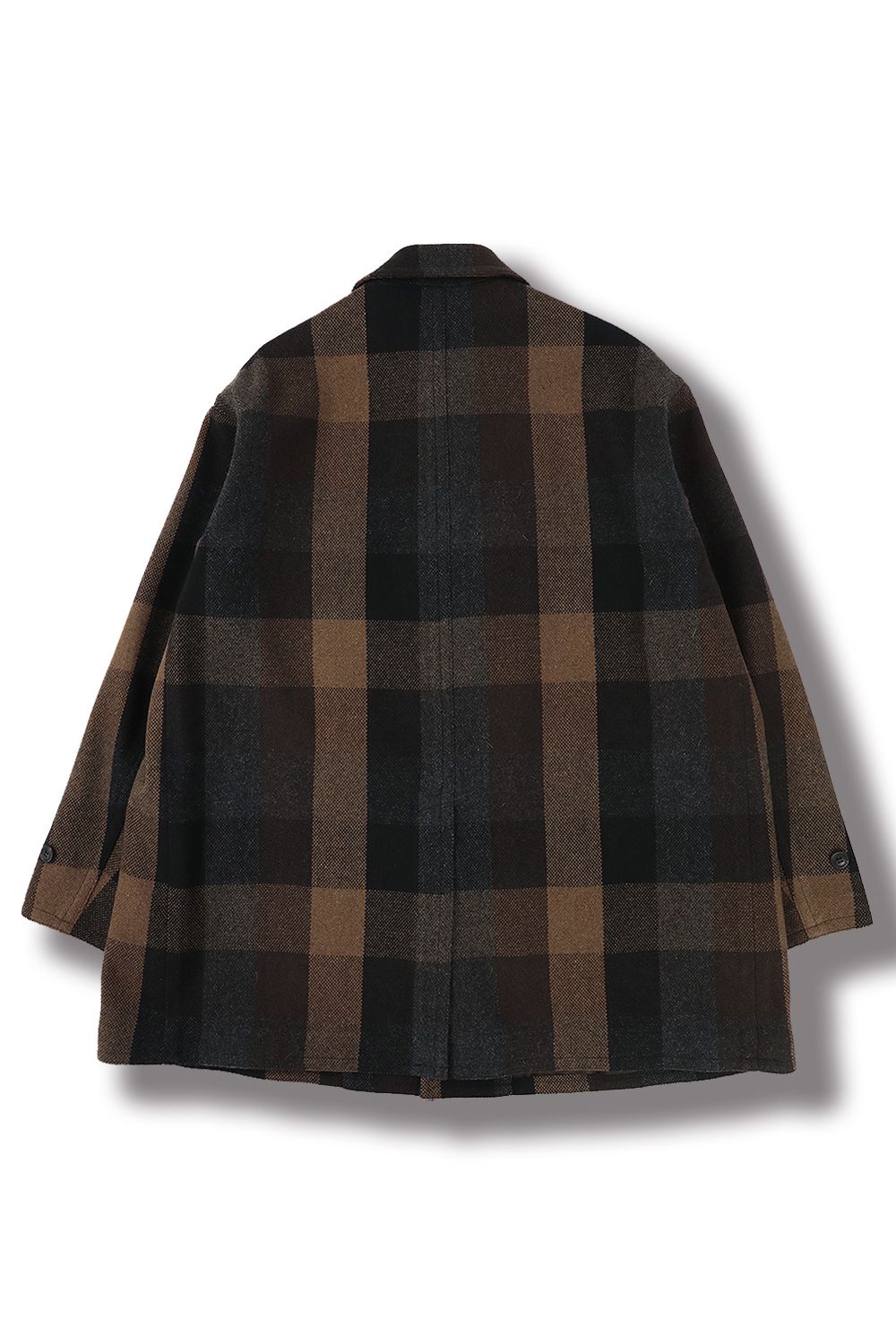 SAM COAT(BROWN CHECK) - M