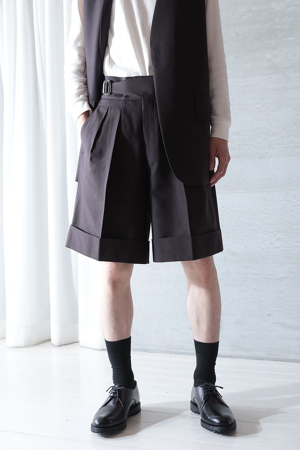 THE RERACS - THE GURKHA SHORTS(MAROON) | Acacia ONLINESTORE