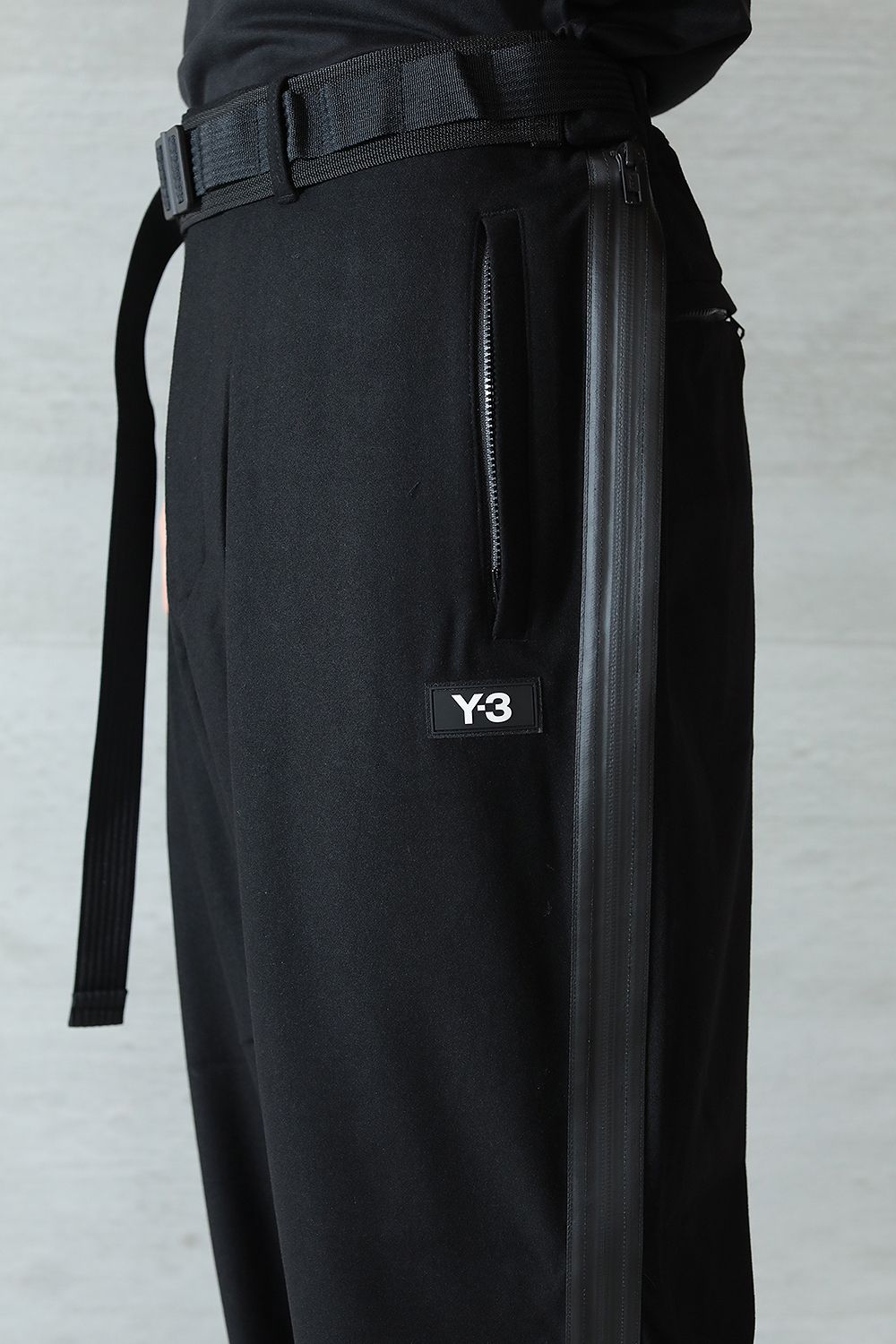 Y-3 20aw WOOL FLANNEL CROPPED PANTS-