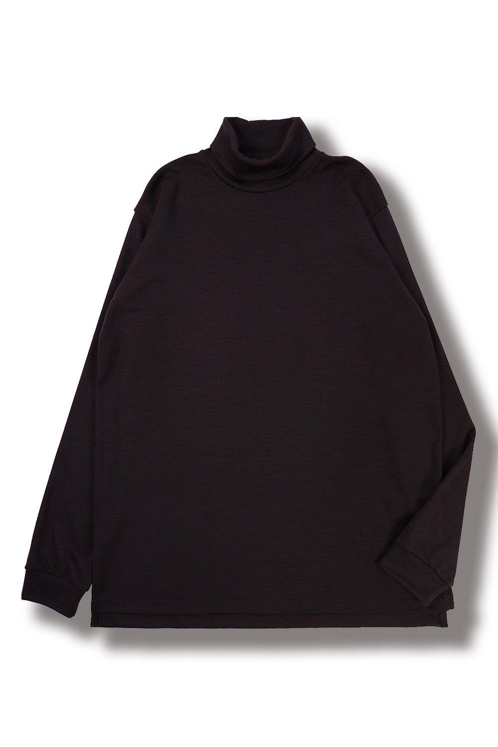 WEWILL - 【23AW】TURTLE NECK T-SHIRT(BURGUNDY) | Acacia ONLINESTORE