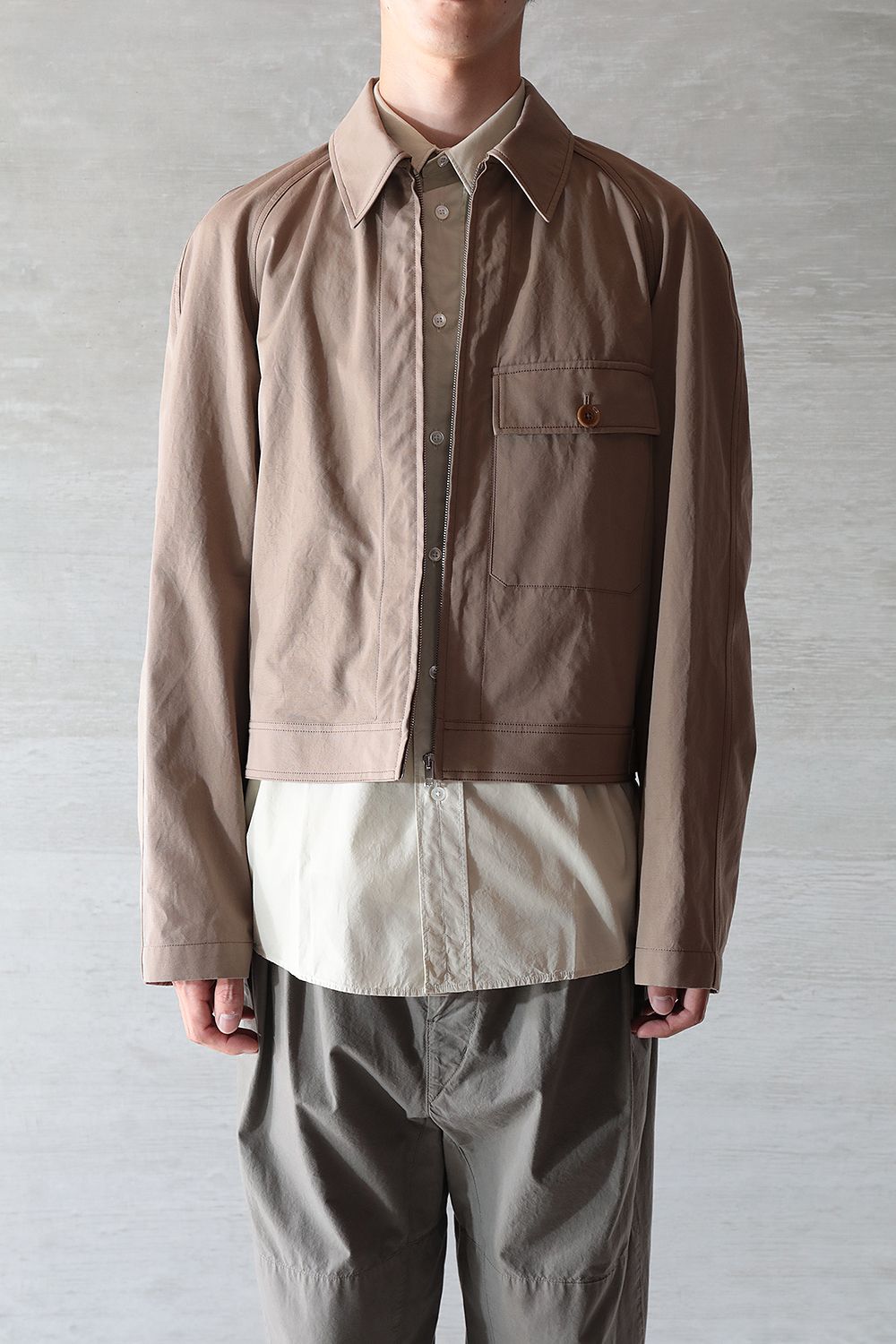 LEMAIRE - MILITARY BLOUSON(DARK BEIGE) | Acacia ONLINESTORE