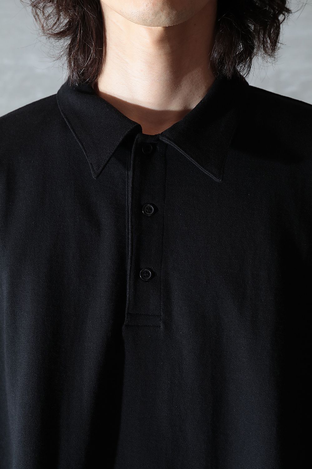 YOKO SAKAMOTO - 【23AW】L/S POLO(BLACK) | Acacia ONLINESTORE