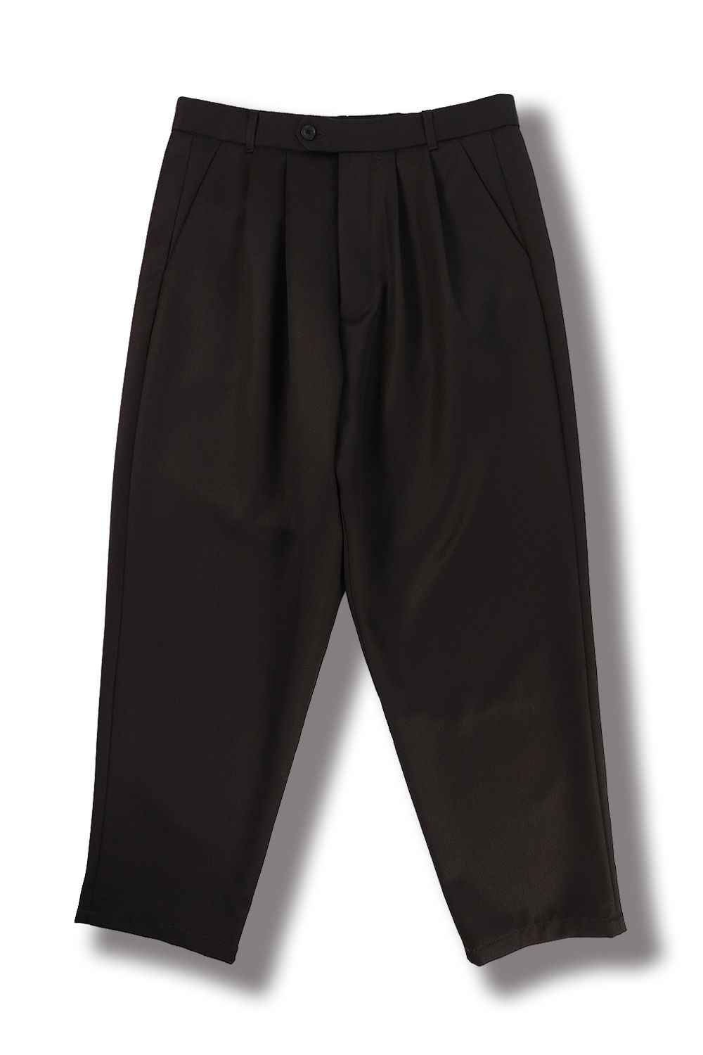 LOWNN - 【ラスト1点】2 Pleated Pants(BROWN) | Acacia ONLINESTORE