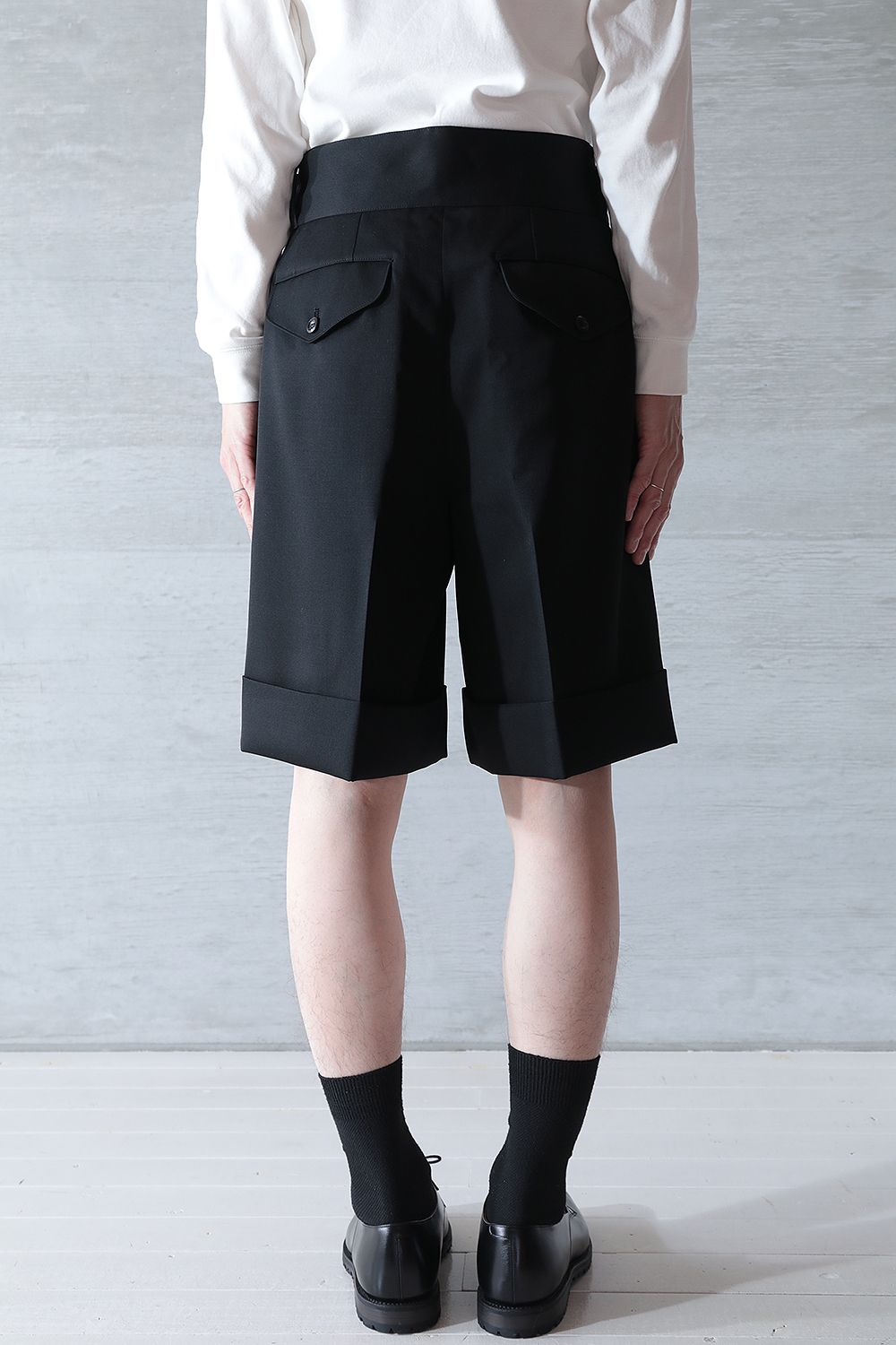 THE RERACS - THE GURKHA SHORTS(BLACK) | Acacia ONLINESTORE