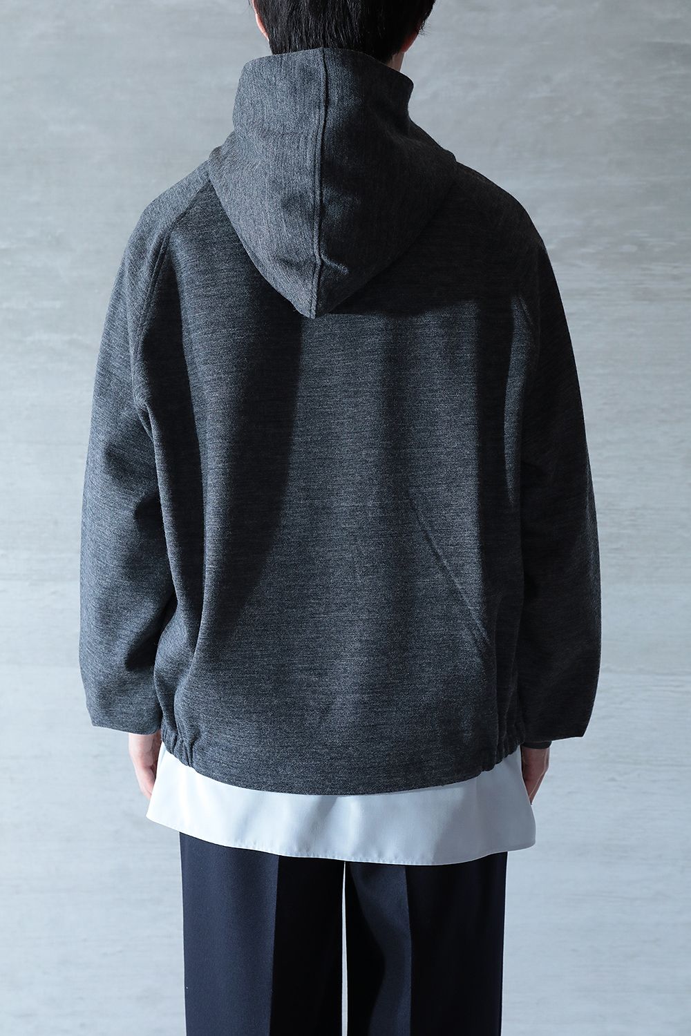 THE RERACS - 【23AW/ラスト1点】RERACS HALF ZIP HOODED PULLOVER(TOP