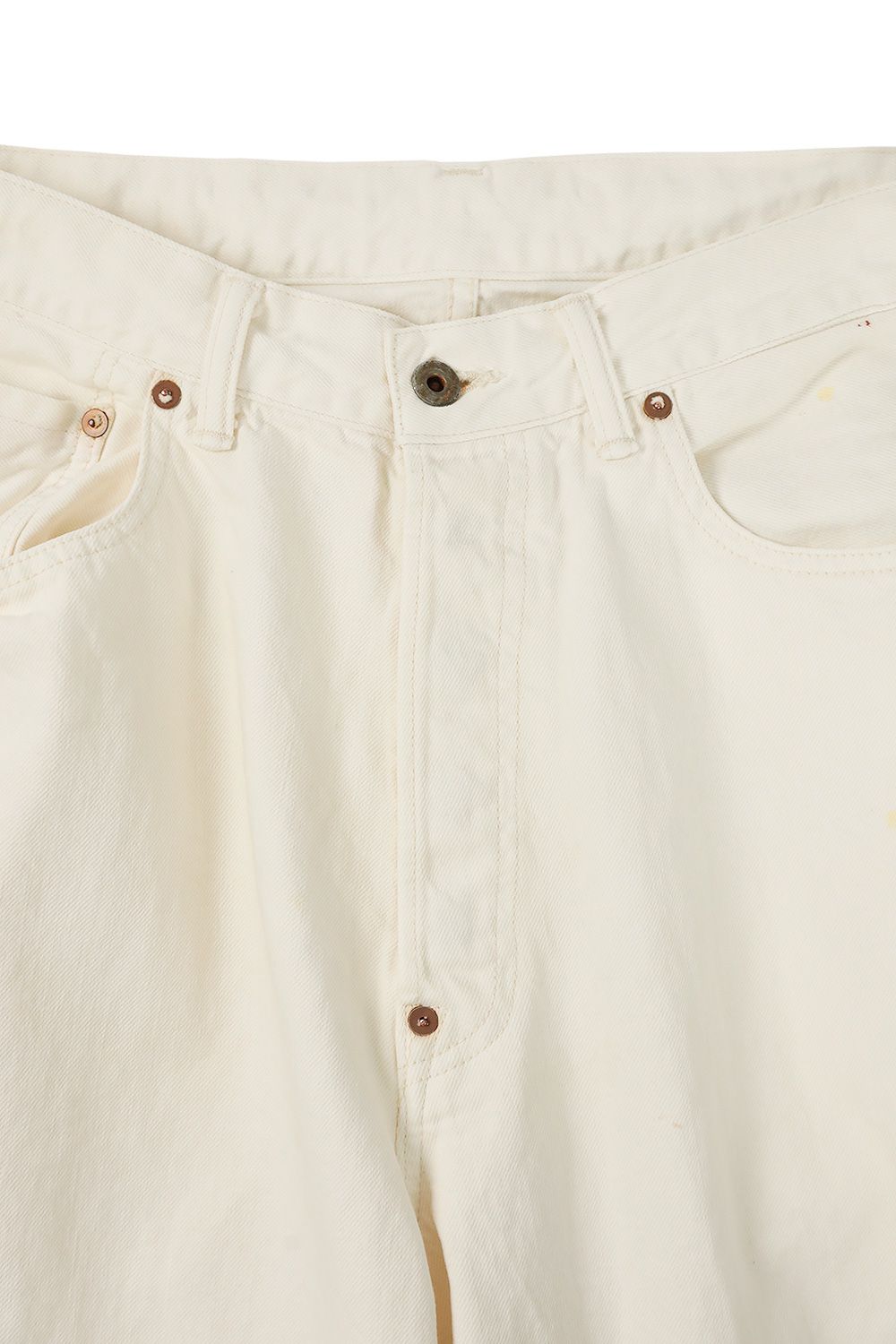 YOKO SAKAMOTO - DENIM 5P PANTS(FADE WHITE) | Acacia ONLINESTORE