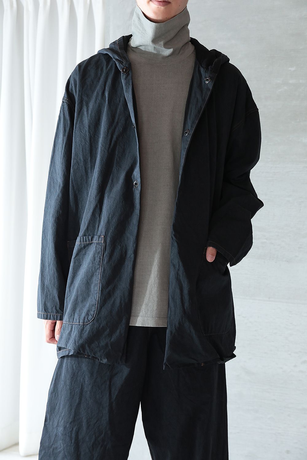 YOKO SAKAMOTO Hood Shirt Coat - 通販 - pinehotel.info