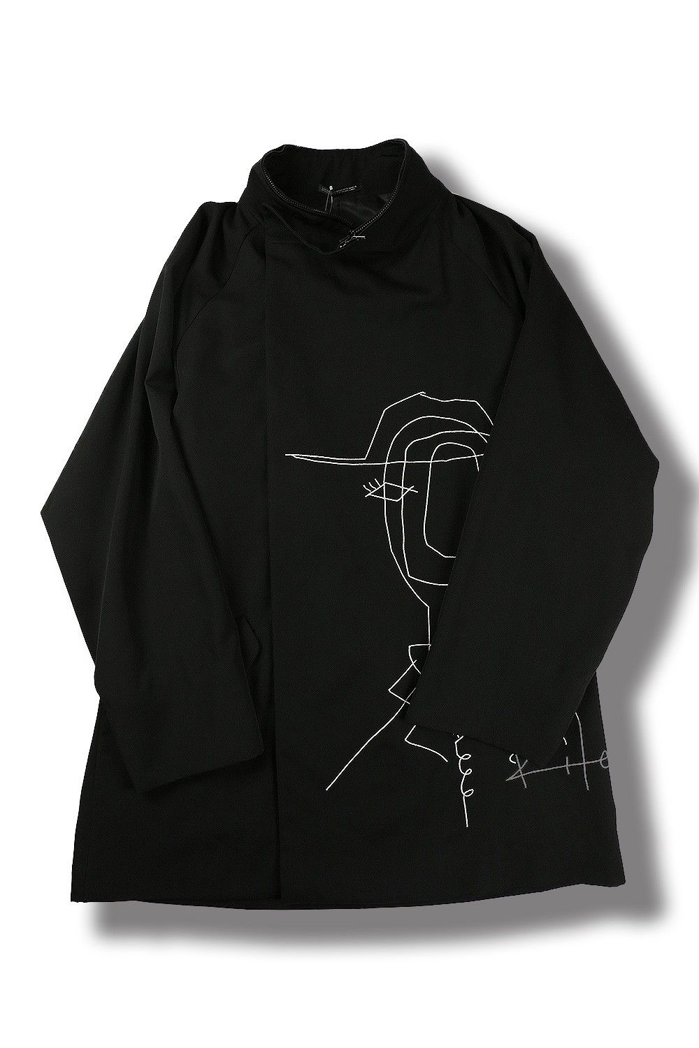 【yohji yamamoto】I-ストールコートRIE - 2