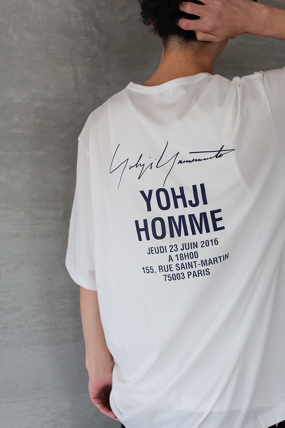 ヨウジヤマモト Yohji Yamamoto スタッフtシャツ 【送料無料（一部地域 