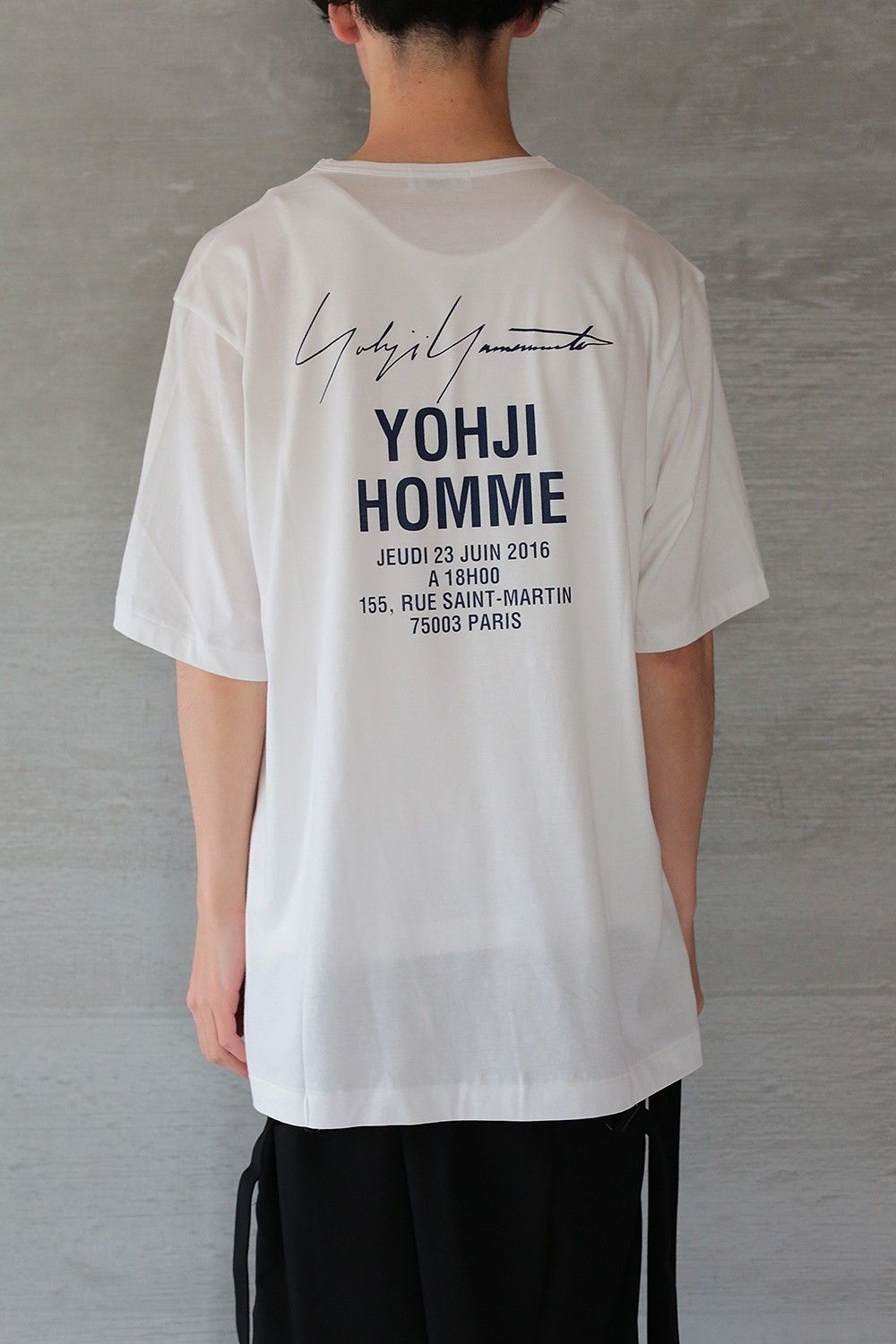 yohji yamamoto - 【yohji yamamoto】BIG丸半スタッフPT(OFFWHITE 