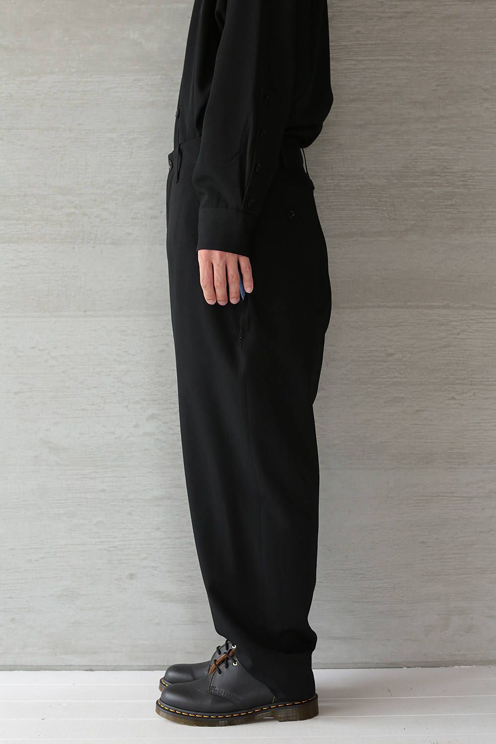 yohji yamamoto - 【yohji yamamoto】H-後ろ垂れP柄(BLACK) | Acacia 