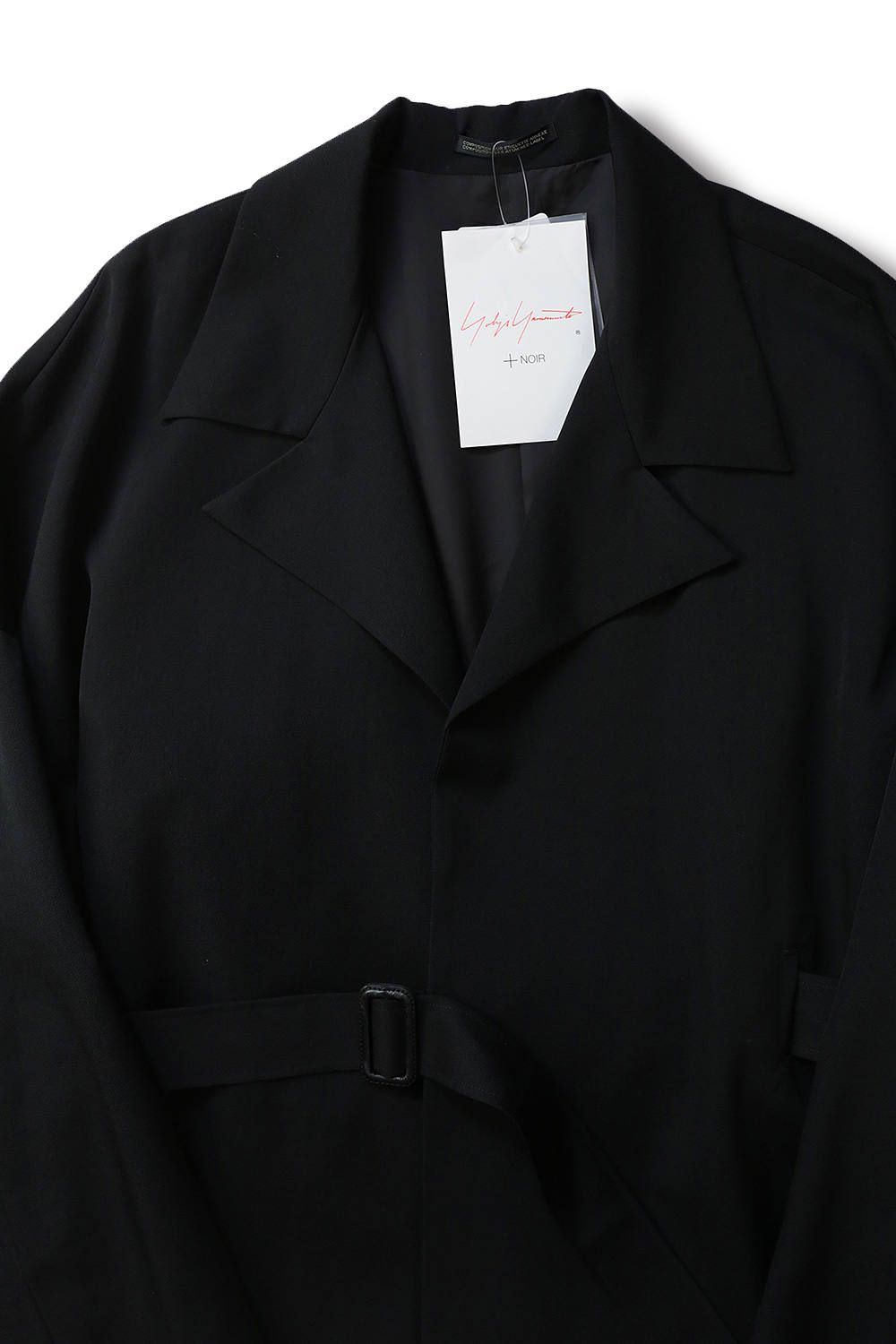 【yohji yamamoto】B/ラップコート(BLACK) - 2