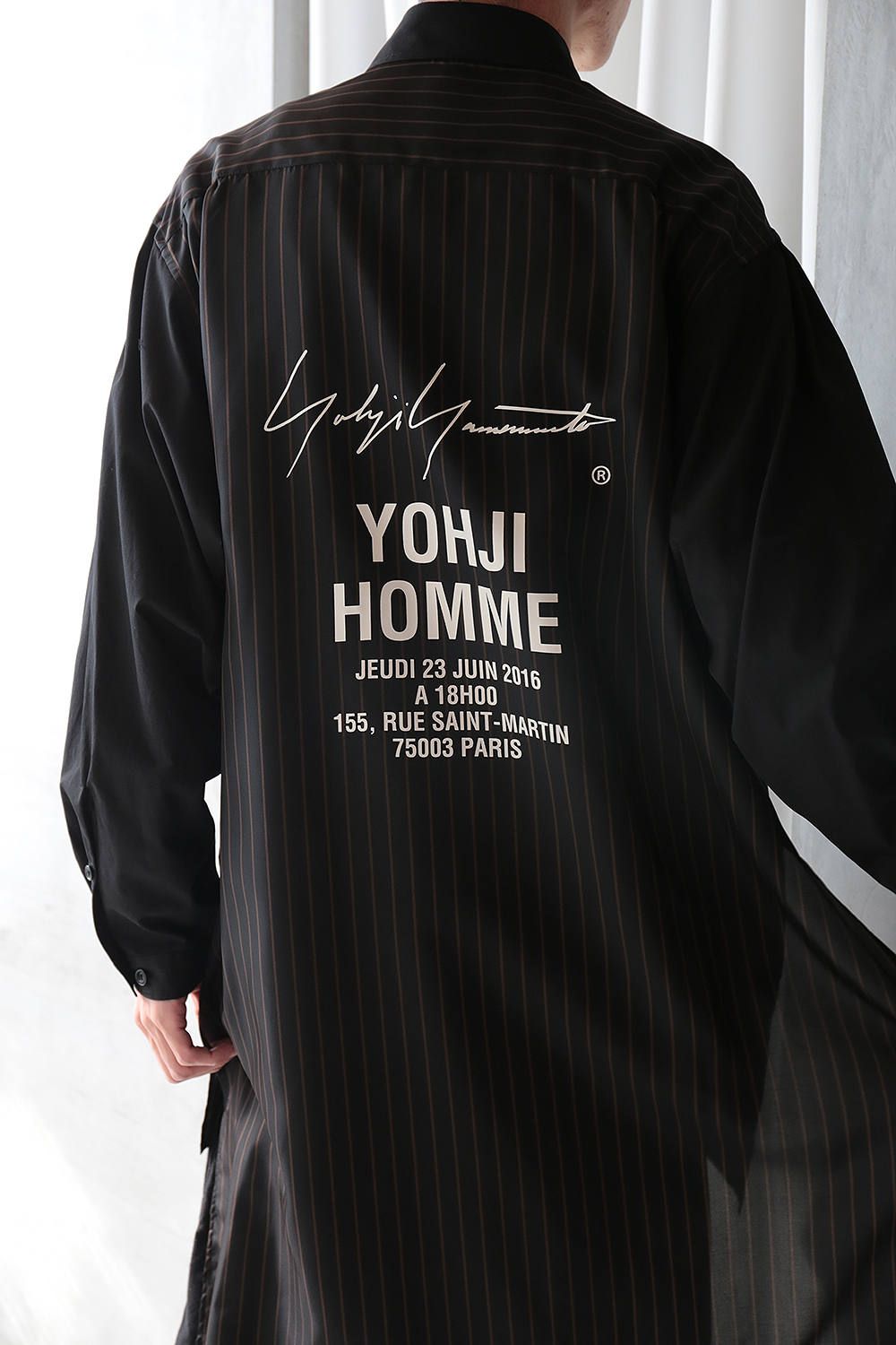 yohji yamamoto - 【yohji yamamoto】A-スタッフシャツB(BLACK 