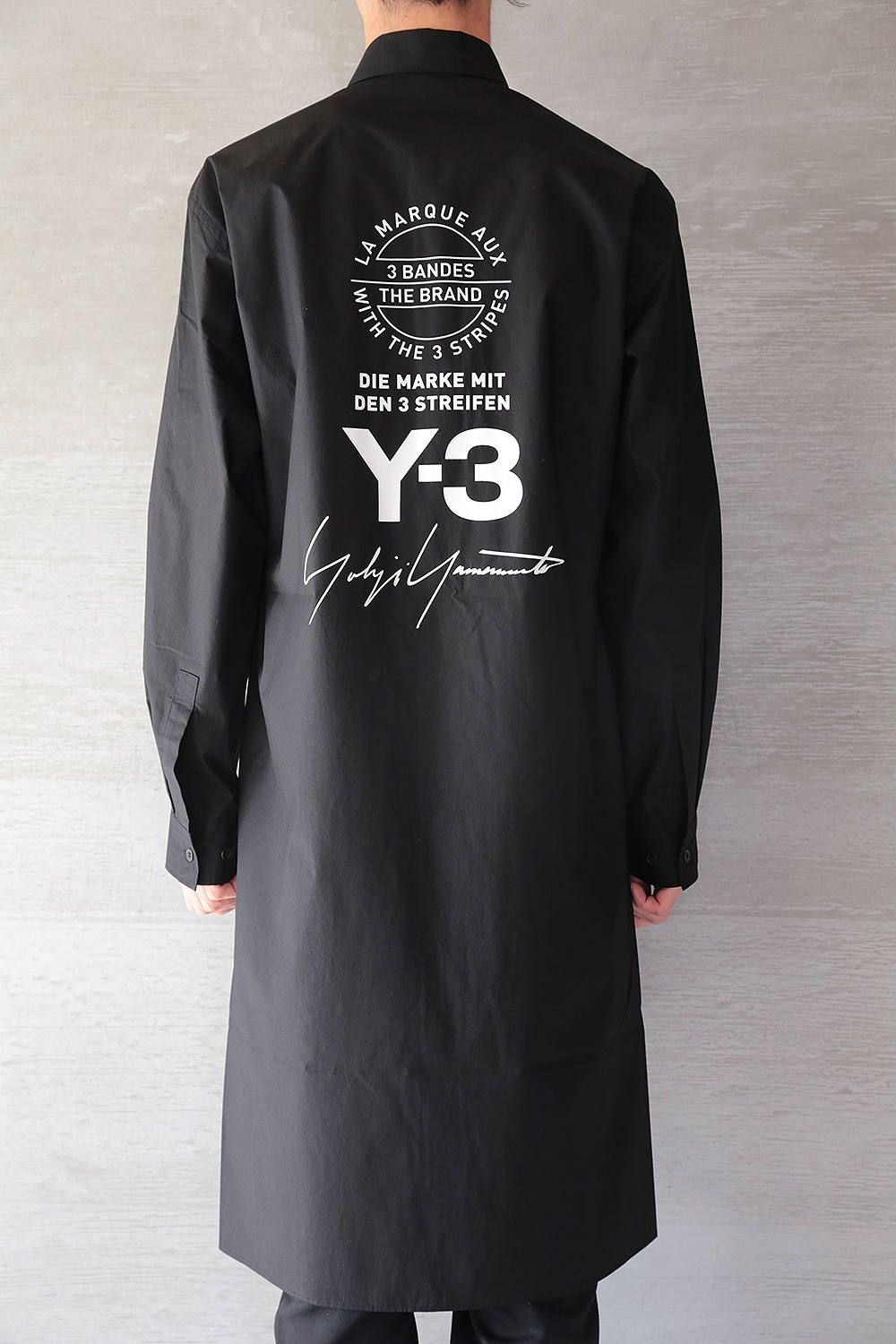 Y-3 YOHJI SHIRT(BLACK) - XS