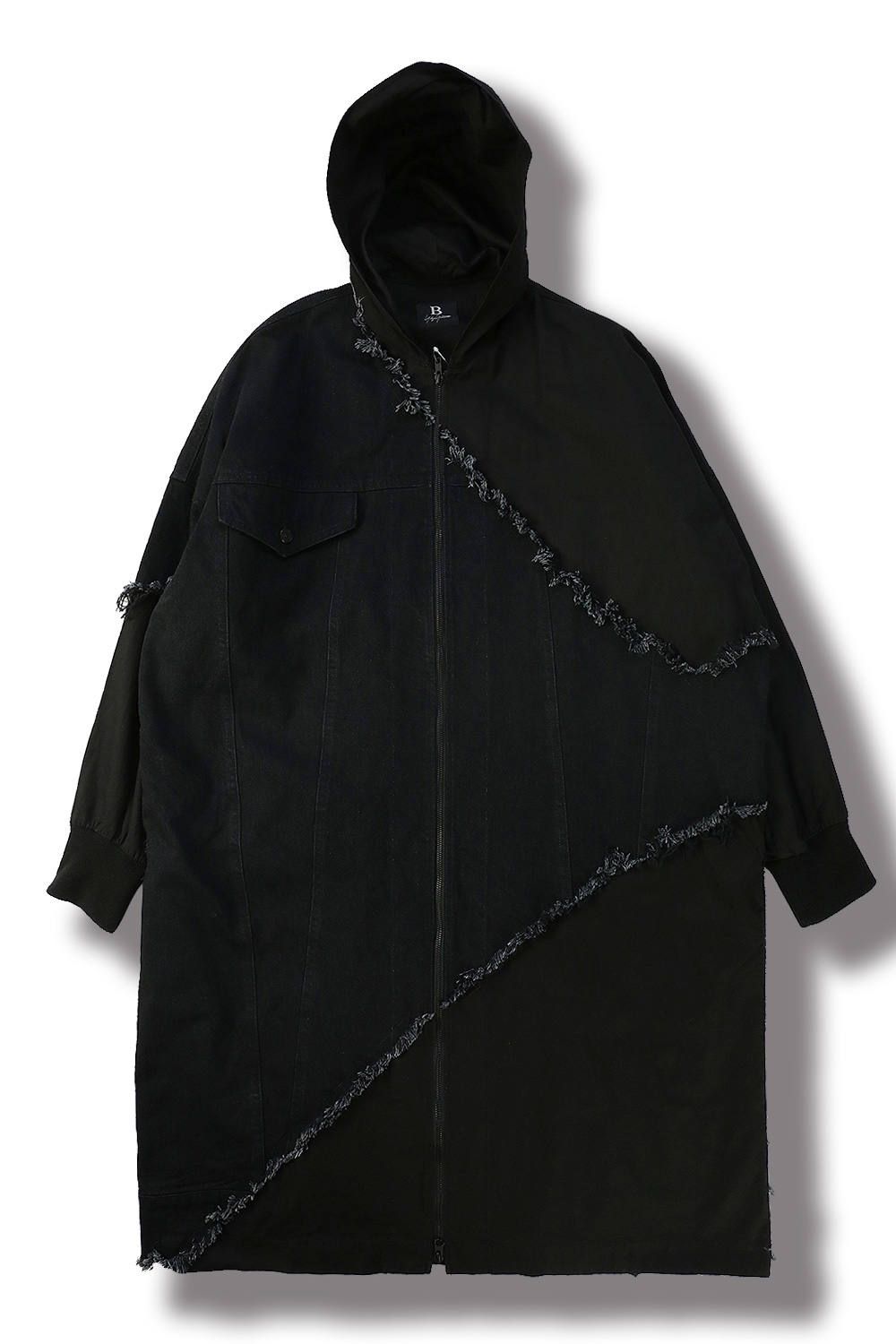 つやあり B Yohji yamamoto ロングパーカー | www.tegdarco.com