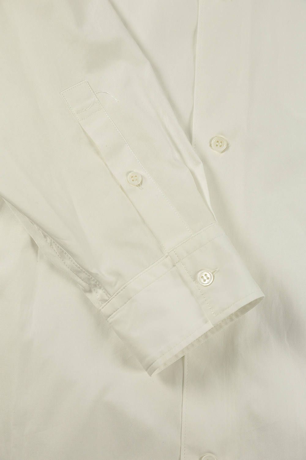 【yohji yamamoto】W-スタンドダブルループ環縫(WHITE) - 2