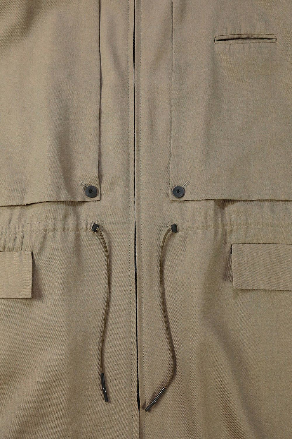 よそいきBIGフラップロングCT(KHAKI BEIGE) - 1