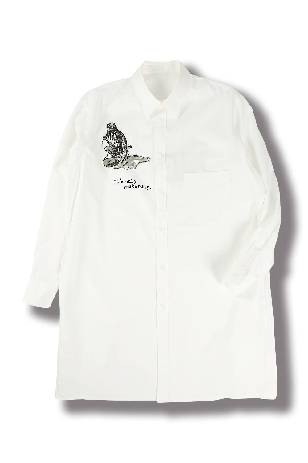 yohji yamamoto - 【yohji yamamoto】W-IT'S ONLYシャツ(WHITE