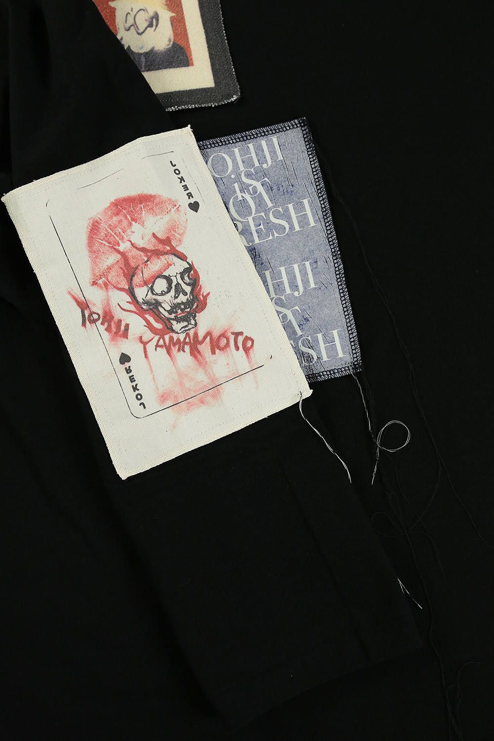 早い者勝ちです！ Yohji Yamamoto ワッペン付き丸長A] 新品 Tシャツ/カットソー(七分/長袖) アウトレット買蔵