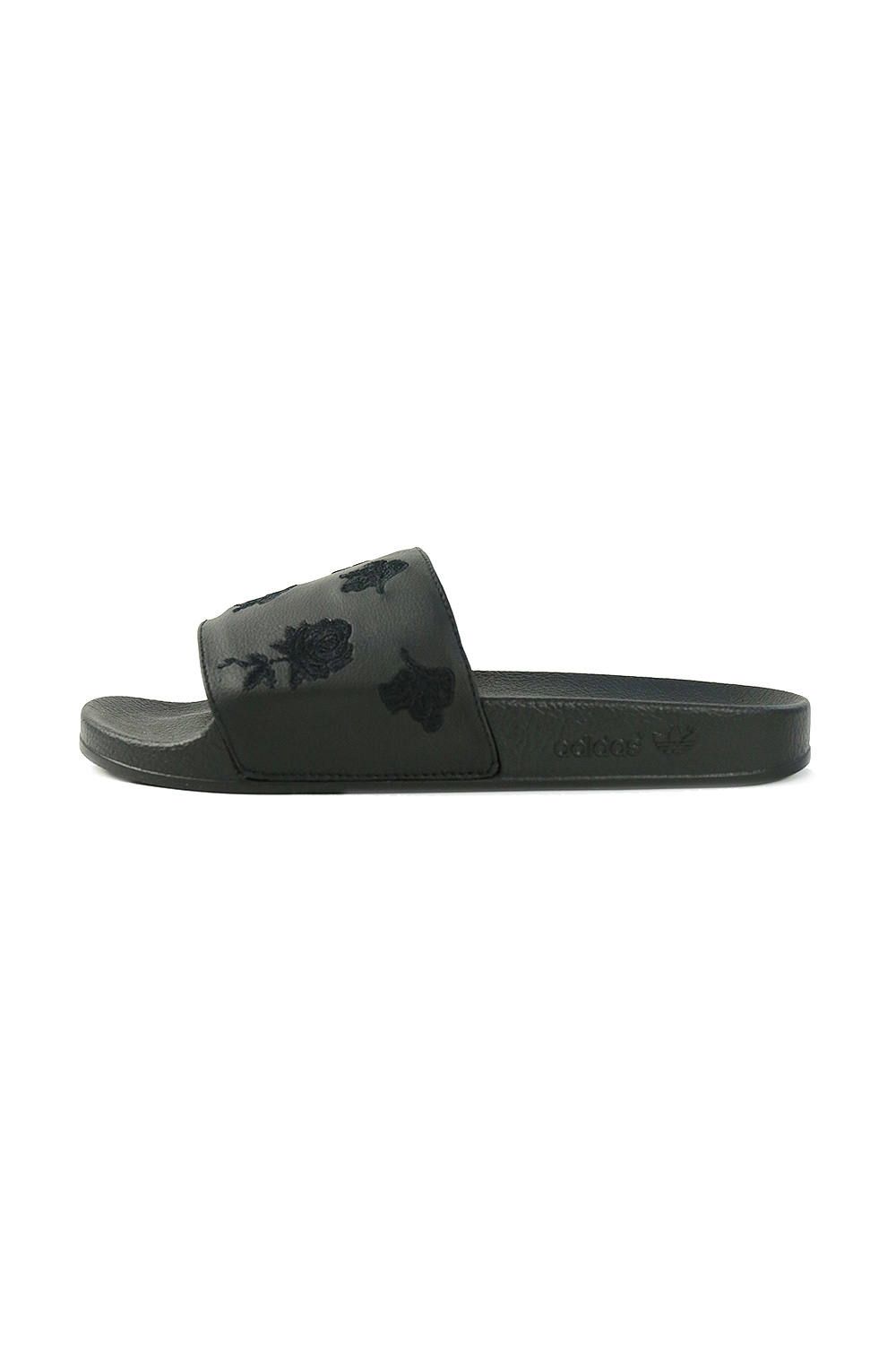 マリナボーダー Y-3 ADILETTE AOP(BLACK/G26892) 新品 - サンダル