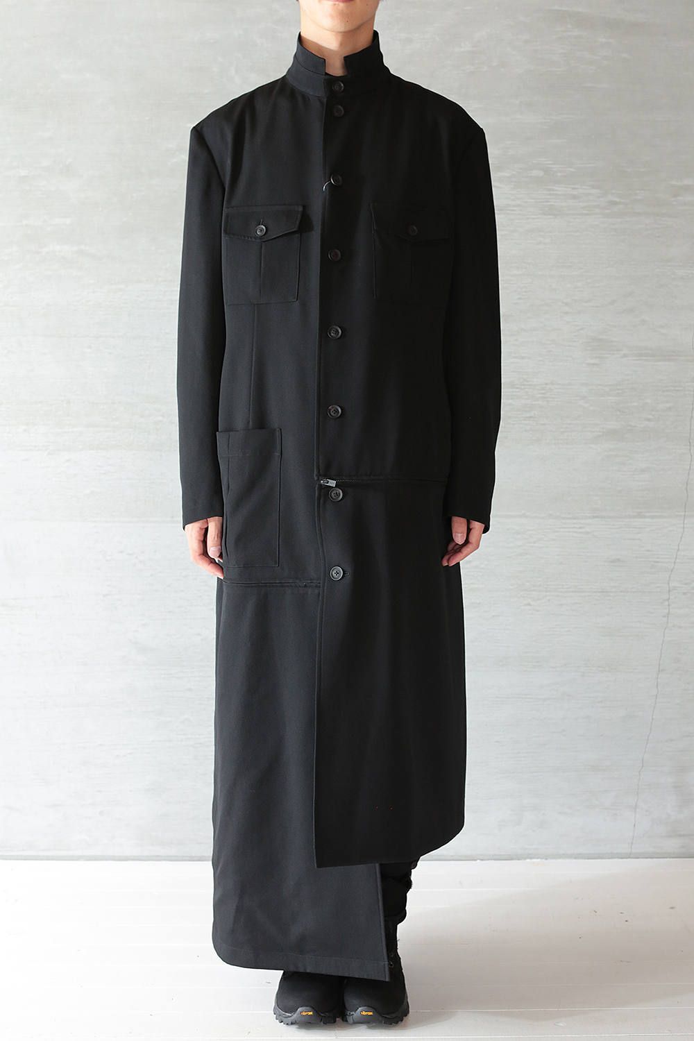 yohji yamamoto - 【yohji yamamoto】N-スタンドファスナーJ(BLACK